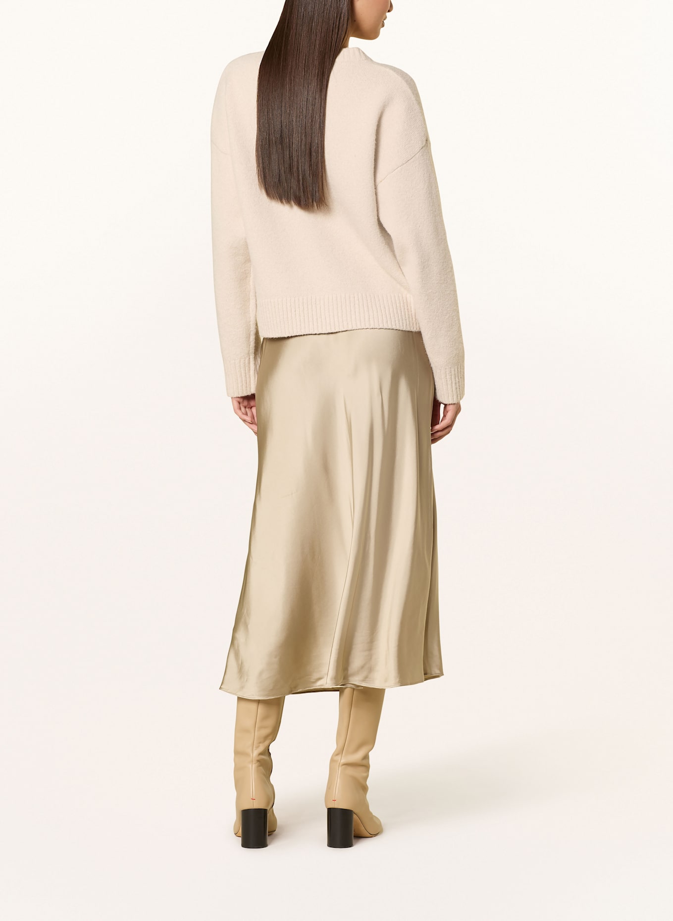 SAMSØE SAMSØE Satinrock SAMILEY: BEIGE