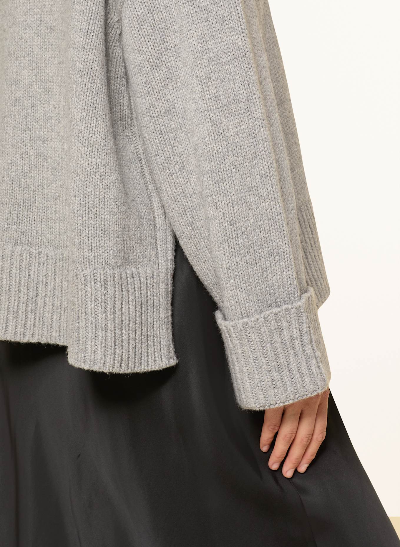 SAMSØE  SAMSØE Rollkragenpullover SAKEIKU: HELLGRAU