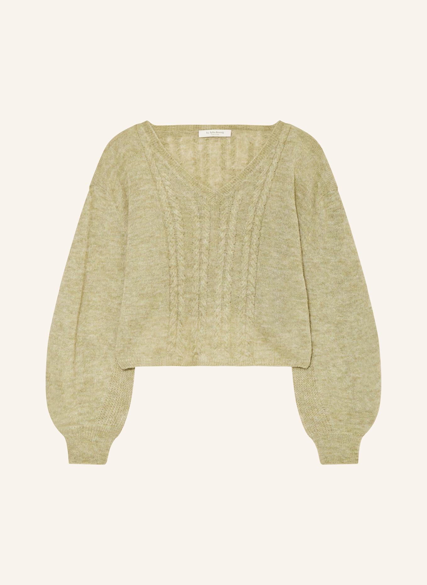 by Aylin Koenig Pullover ROMY mit Alpaka: HELLGRÜN