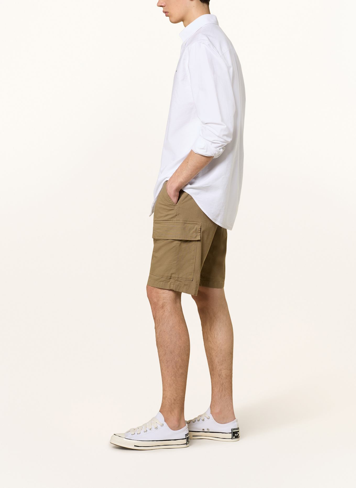 camel active Cargoshorts Regular Fit: DUNKELBRAUN