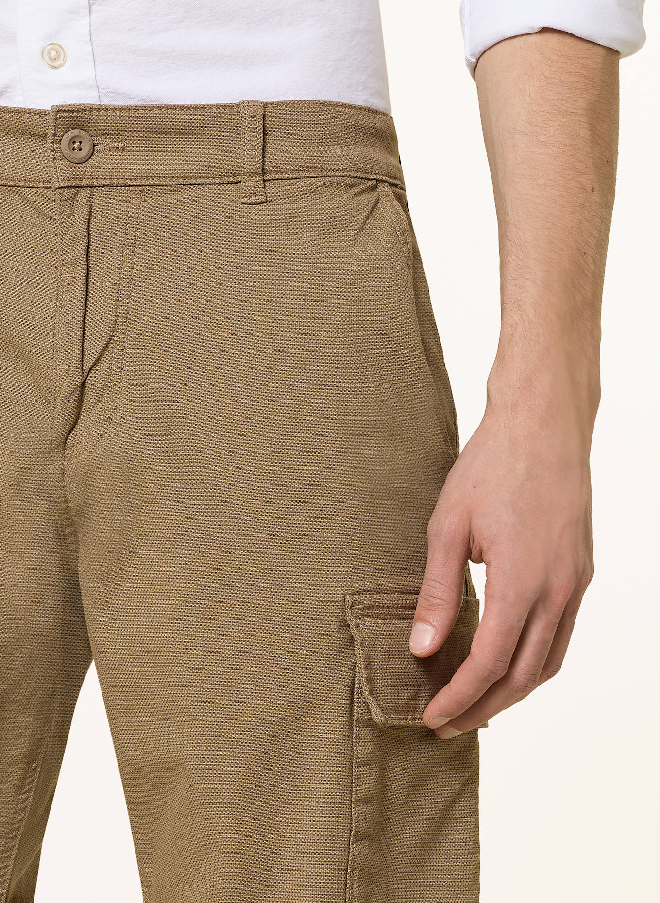 camel active Cargoshorts Regular Fit: DUNKELBRAUN