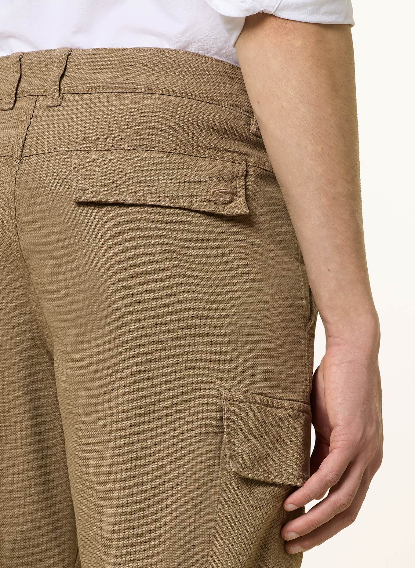 camel active Cargoshorts Regular Fit: DUNKELBRAUN