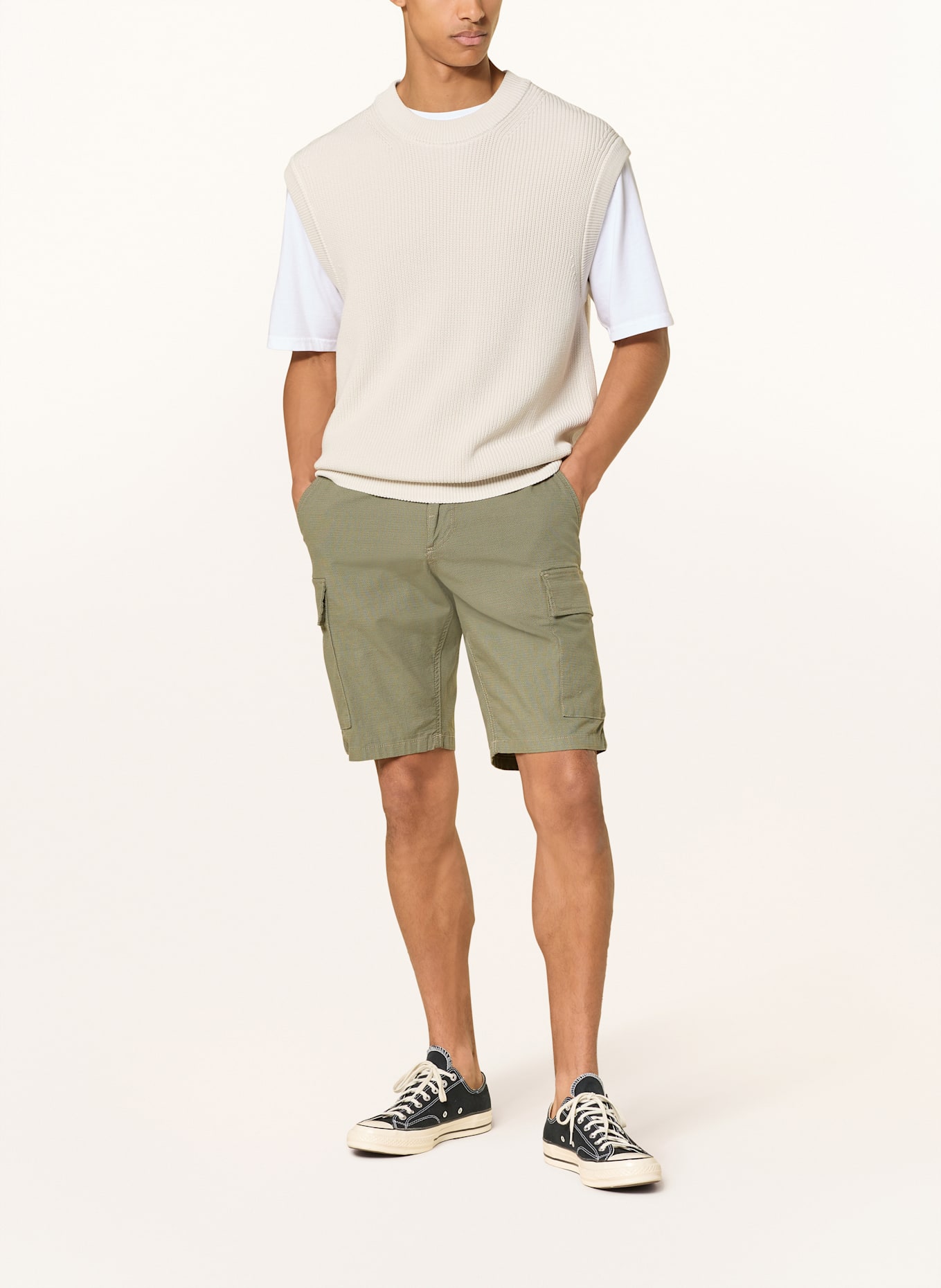 camel active Cargoshorts Regular Fit: OLIV