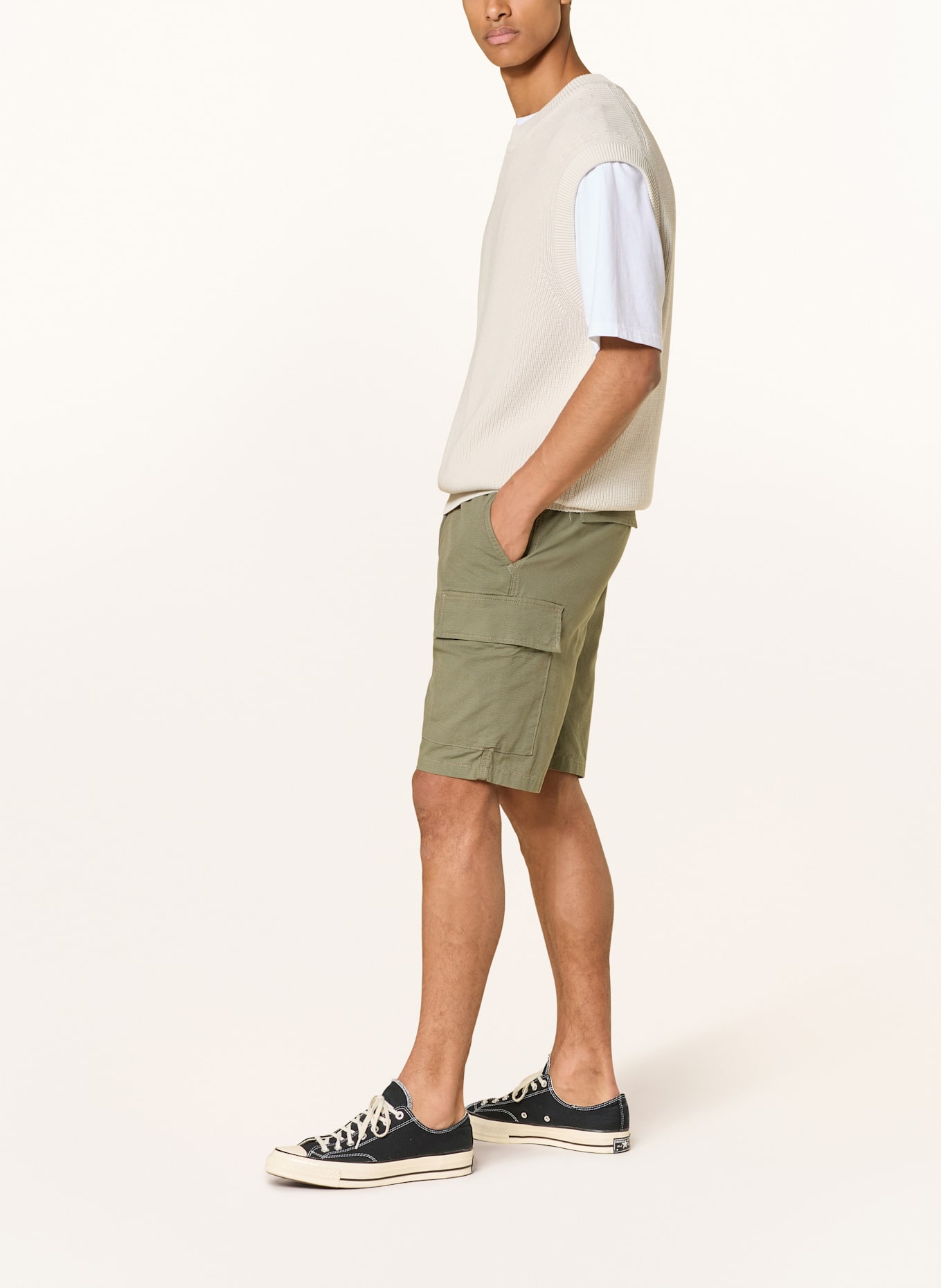 camel active Cargoshorts Regular Fit: OLIV