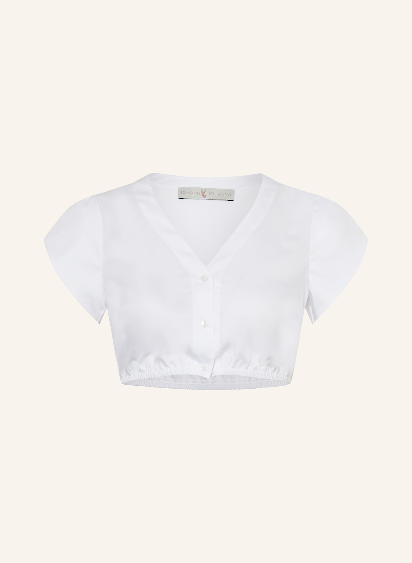 Johann & Johanna Dirndl blouse: WHITE