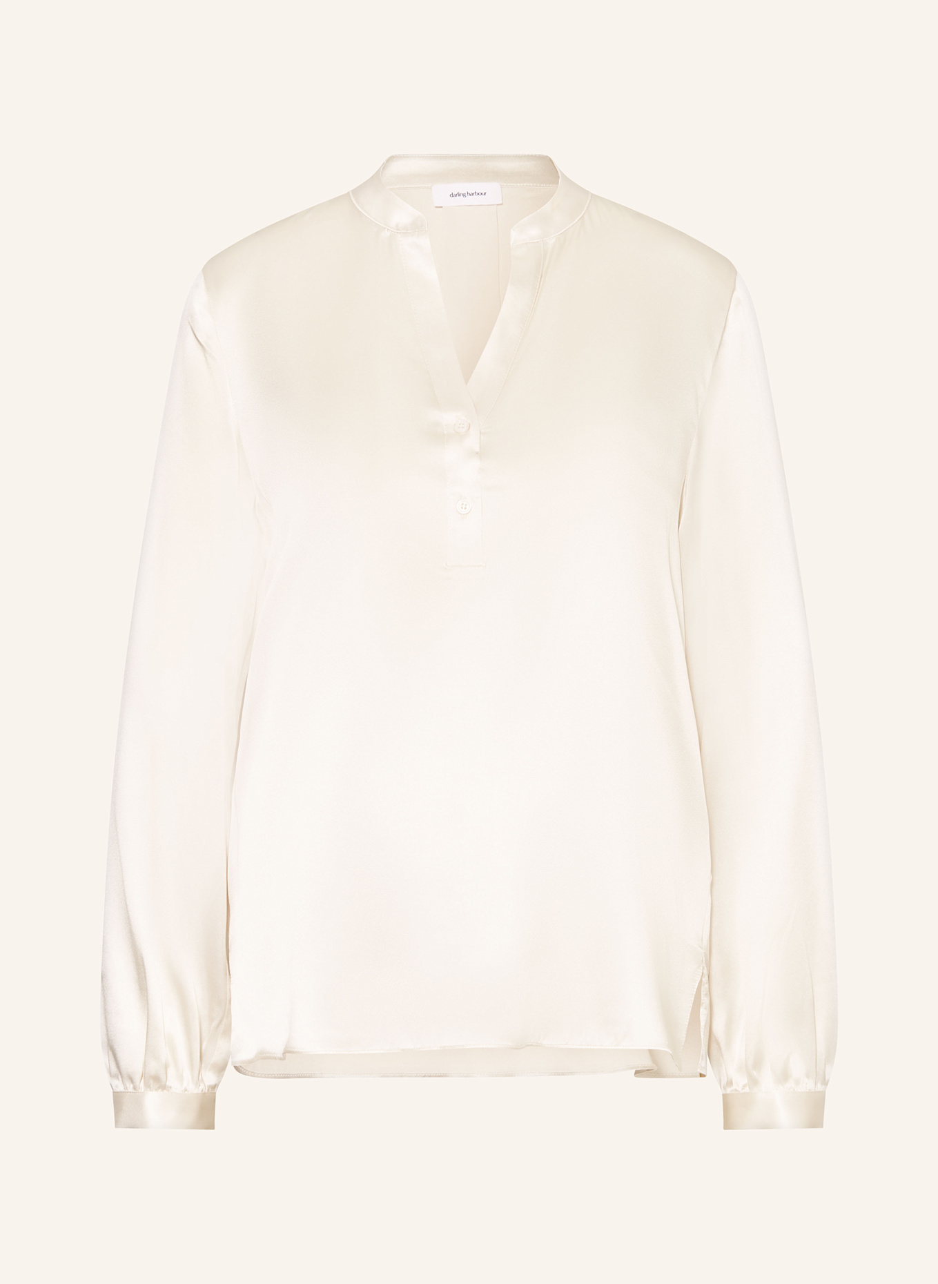 darling harbour Blusenshirt aus Seide: CHAMPAGNER