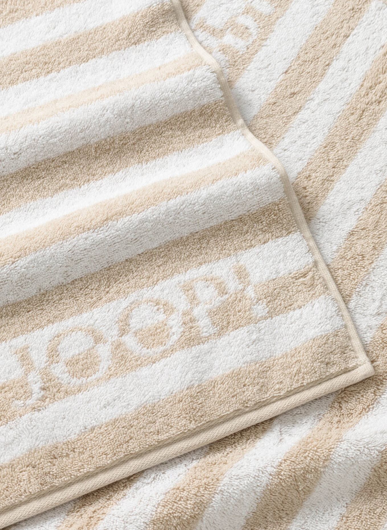 JOOP! Handtuch: BEIGE/ WEISS