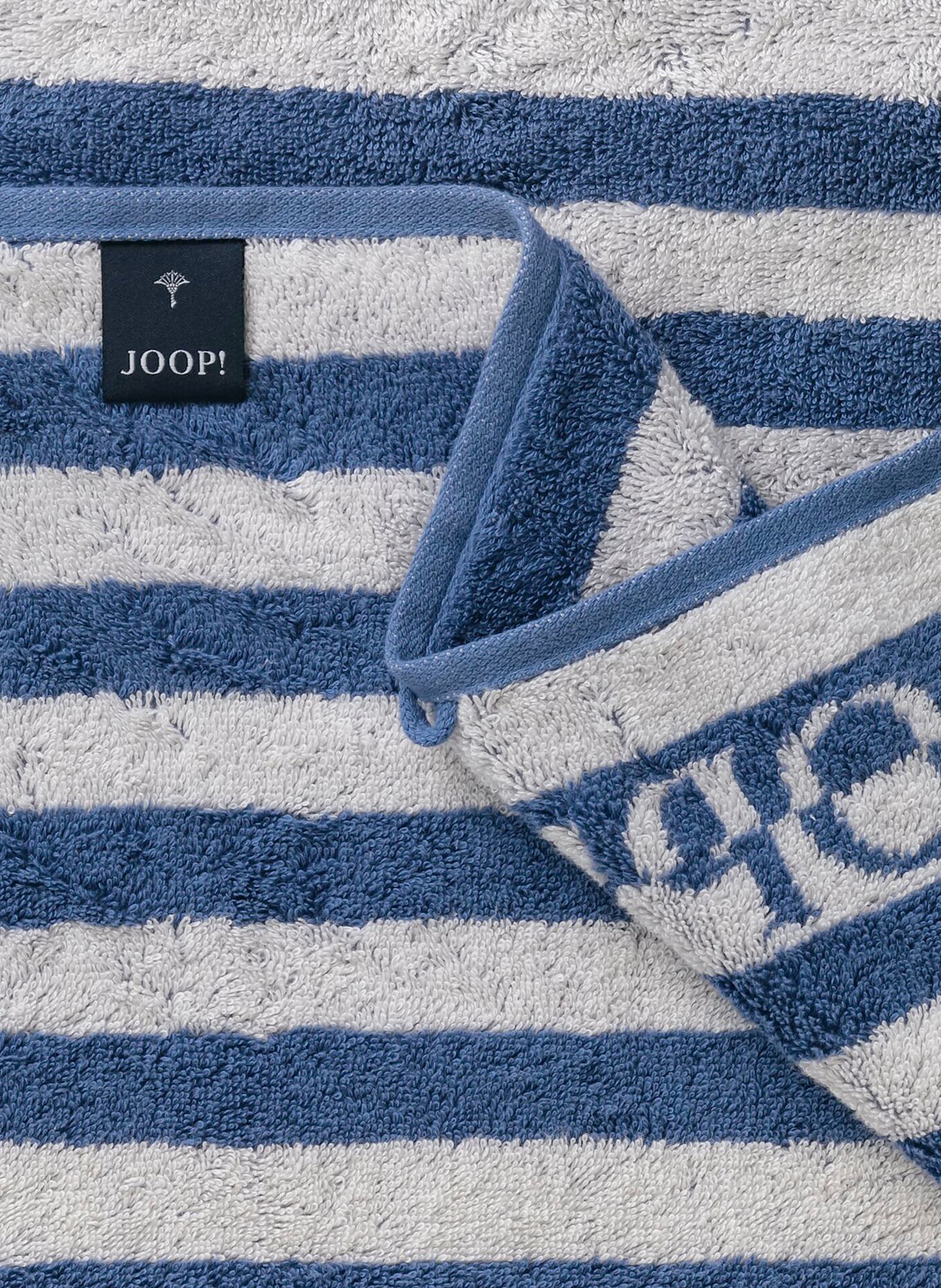 JOOP! Handtuch: BLAU / WEISS