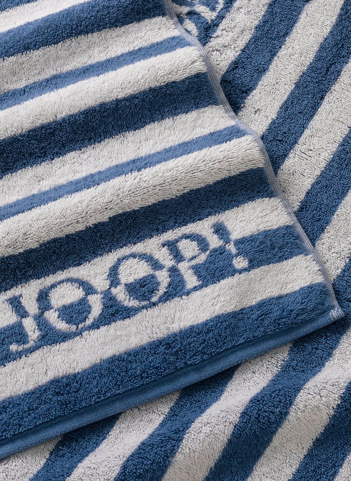 JOOP! Handtuch: BLAU / WEISS