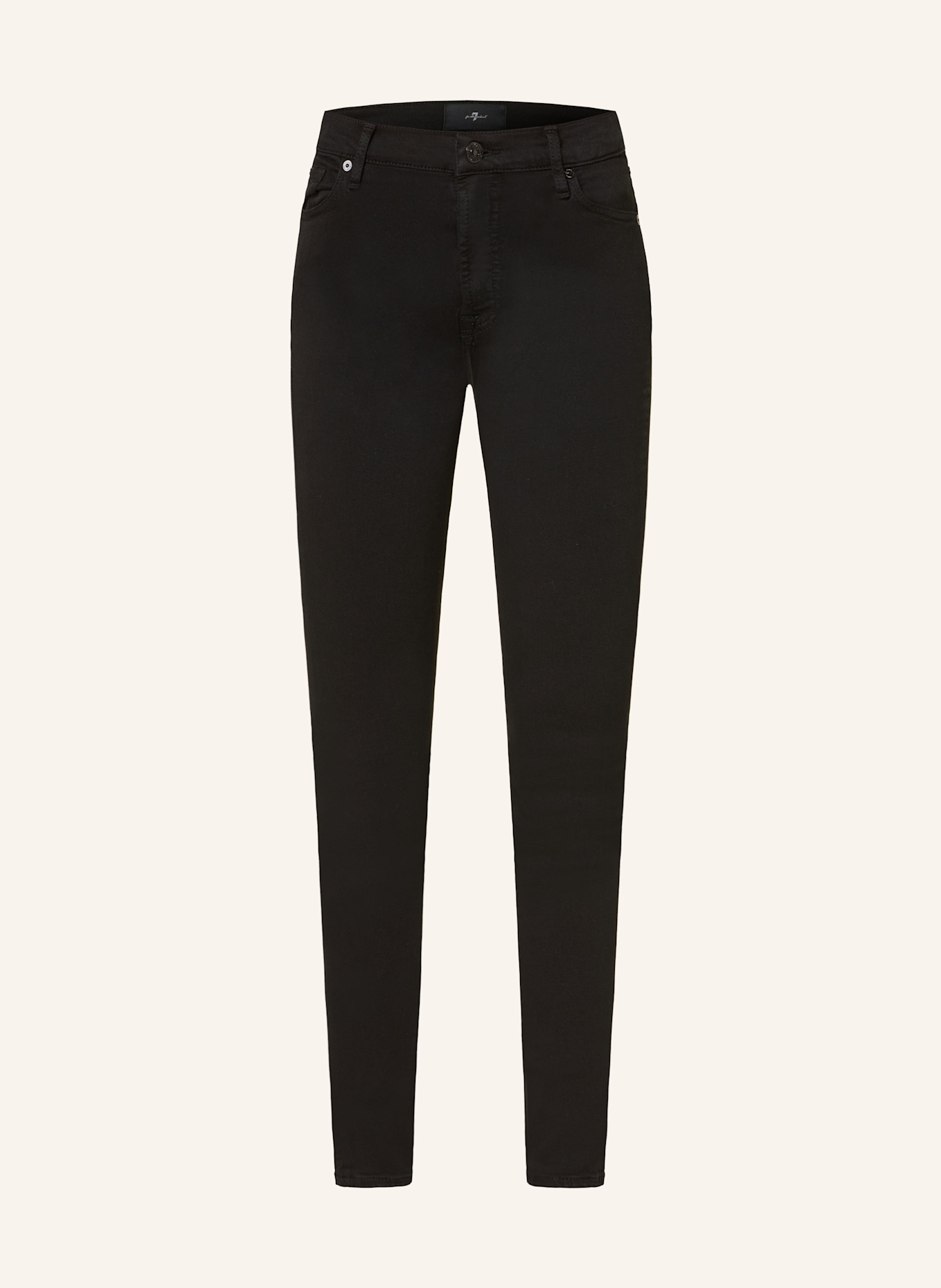 7 for all mankind Skinny Jeans HW SKINNY: SCHWARZ