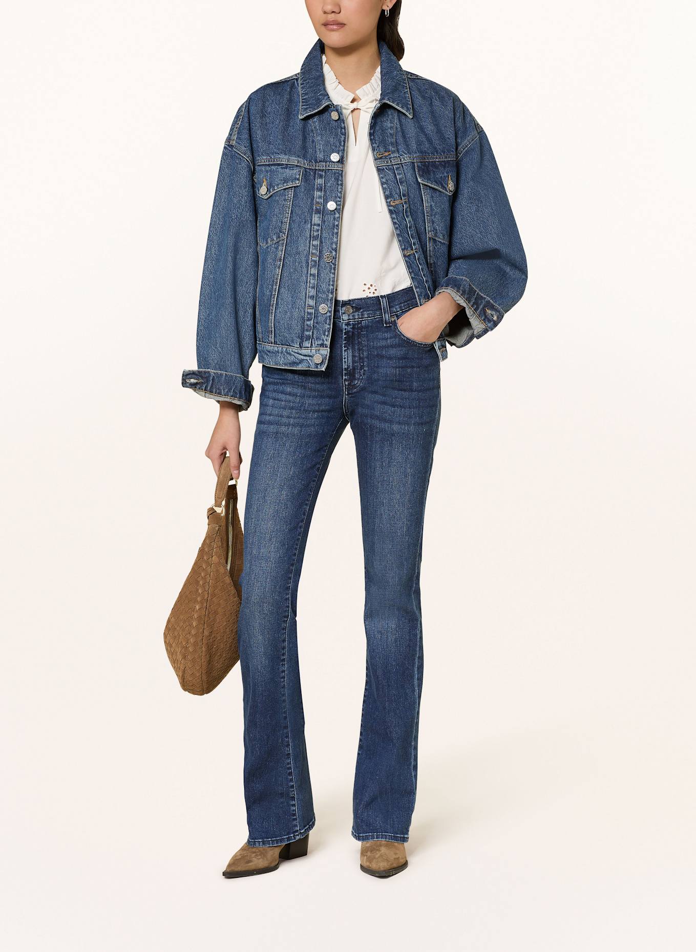 7 Chara Diamond Dress Short Jeans Lança Perfume Recorte Azul: SOO Wanderer