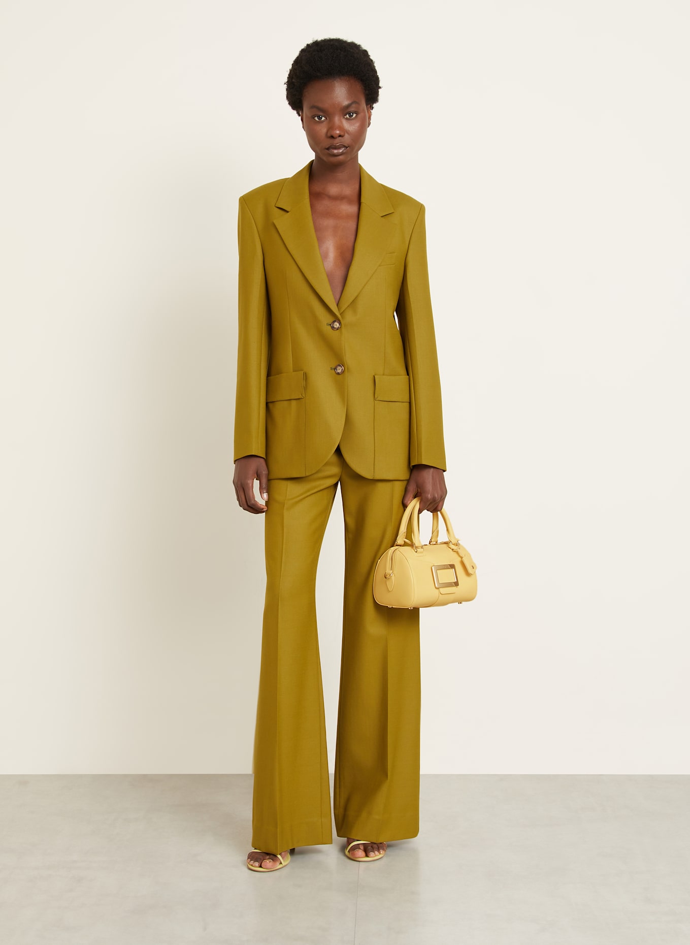 Roger Vivier Handtasche BELLE VIVIER BOWLING MINI: GELB