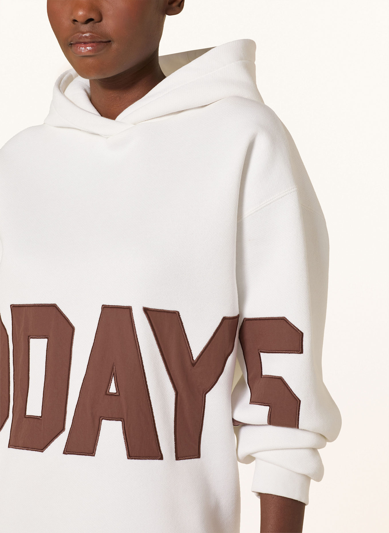 10DAYS sweat à capuche: ÉCRU