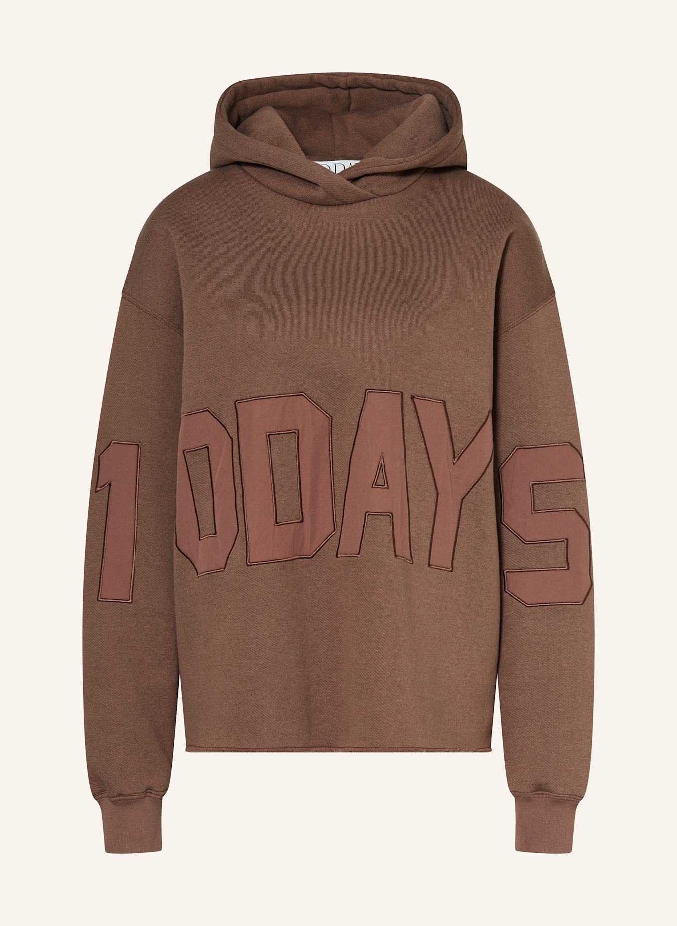 10DAYS sweat à capuche: MARRON
