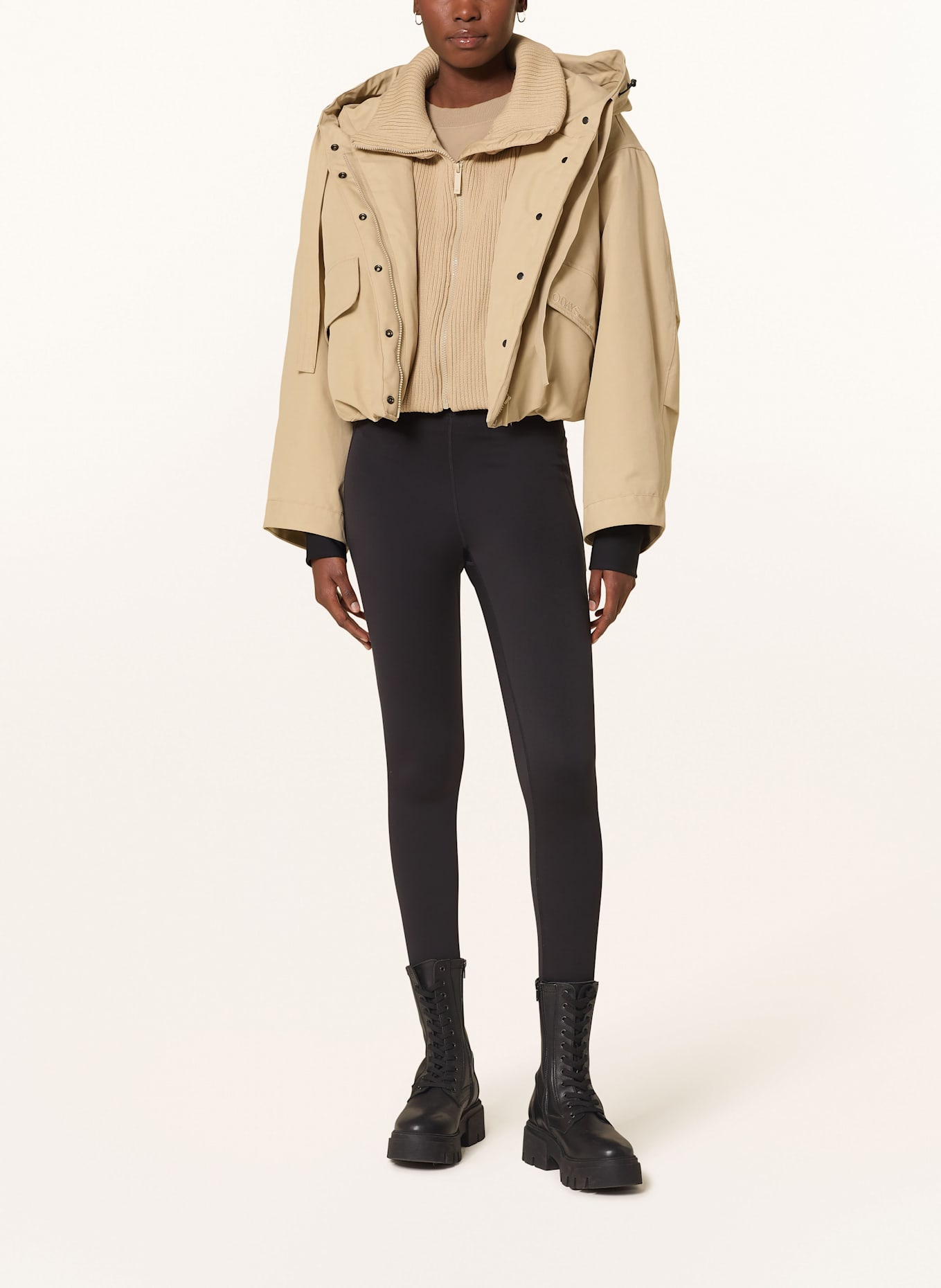 10DAYS Jacke mit Blende: 1320 pure sand