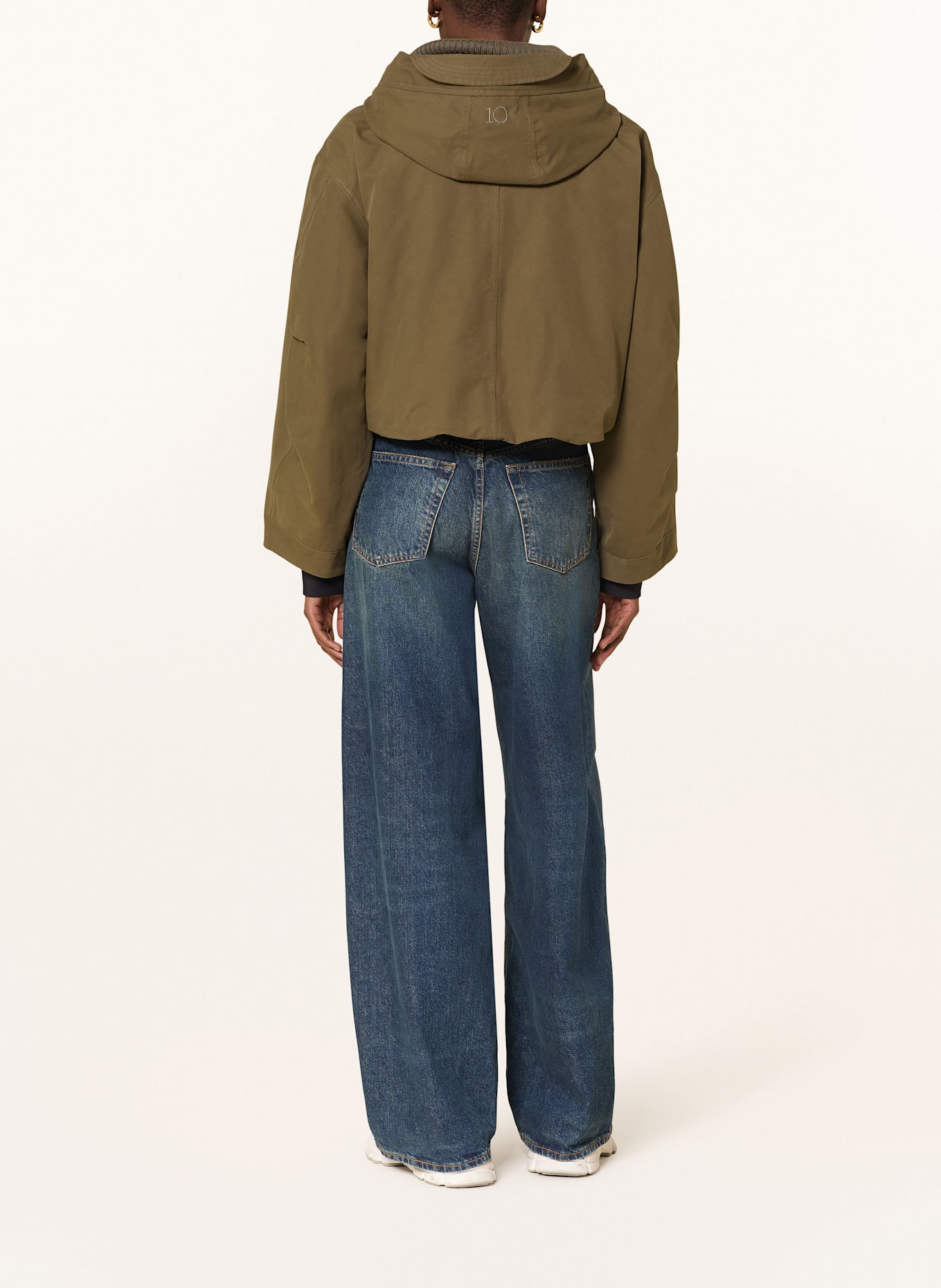 10DAYS Jacke mit Blende: OLIV