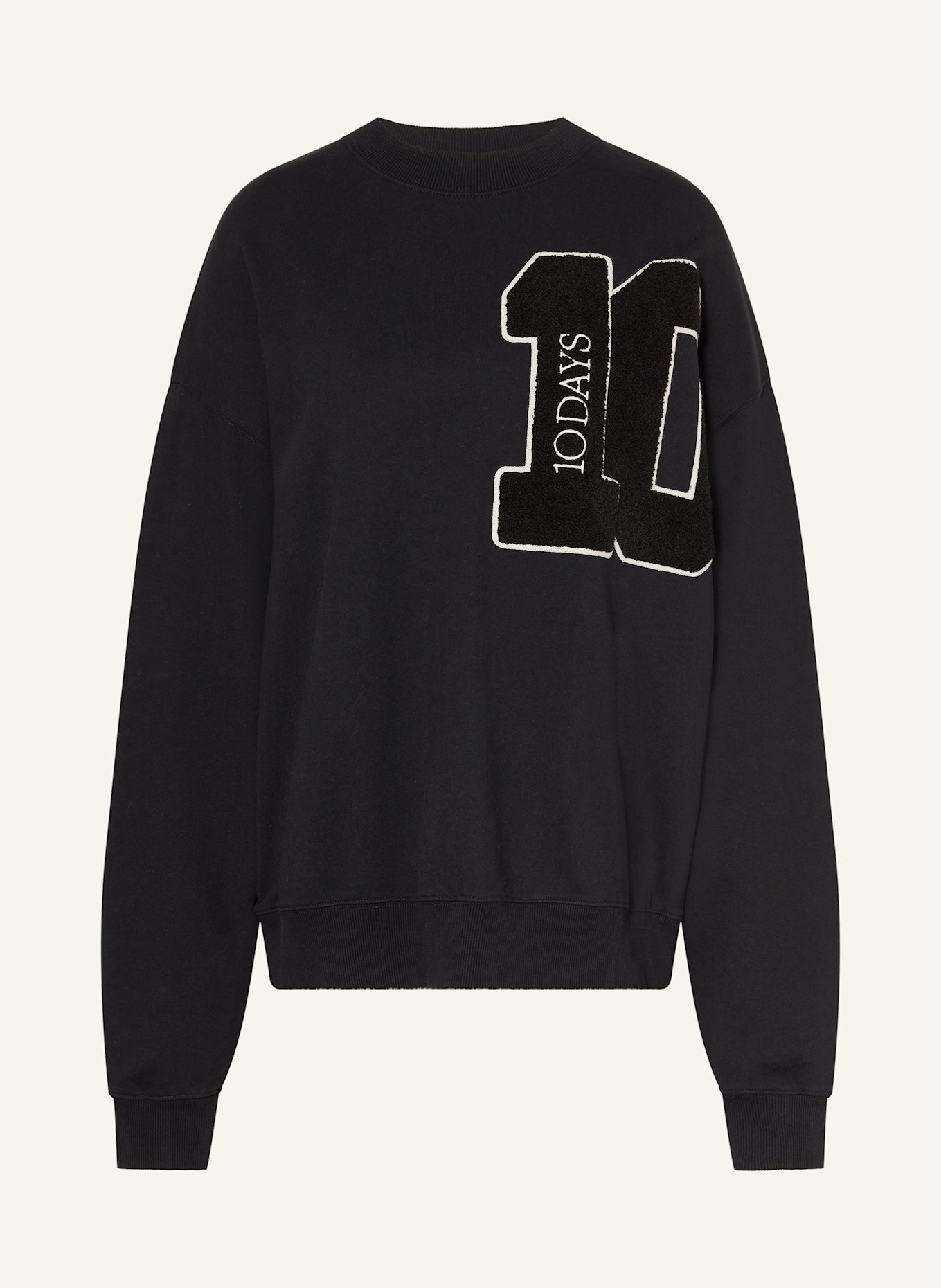 10DAYS Bluza nierozpinana: CZARNY