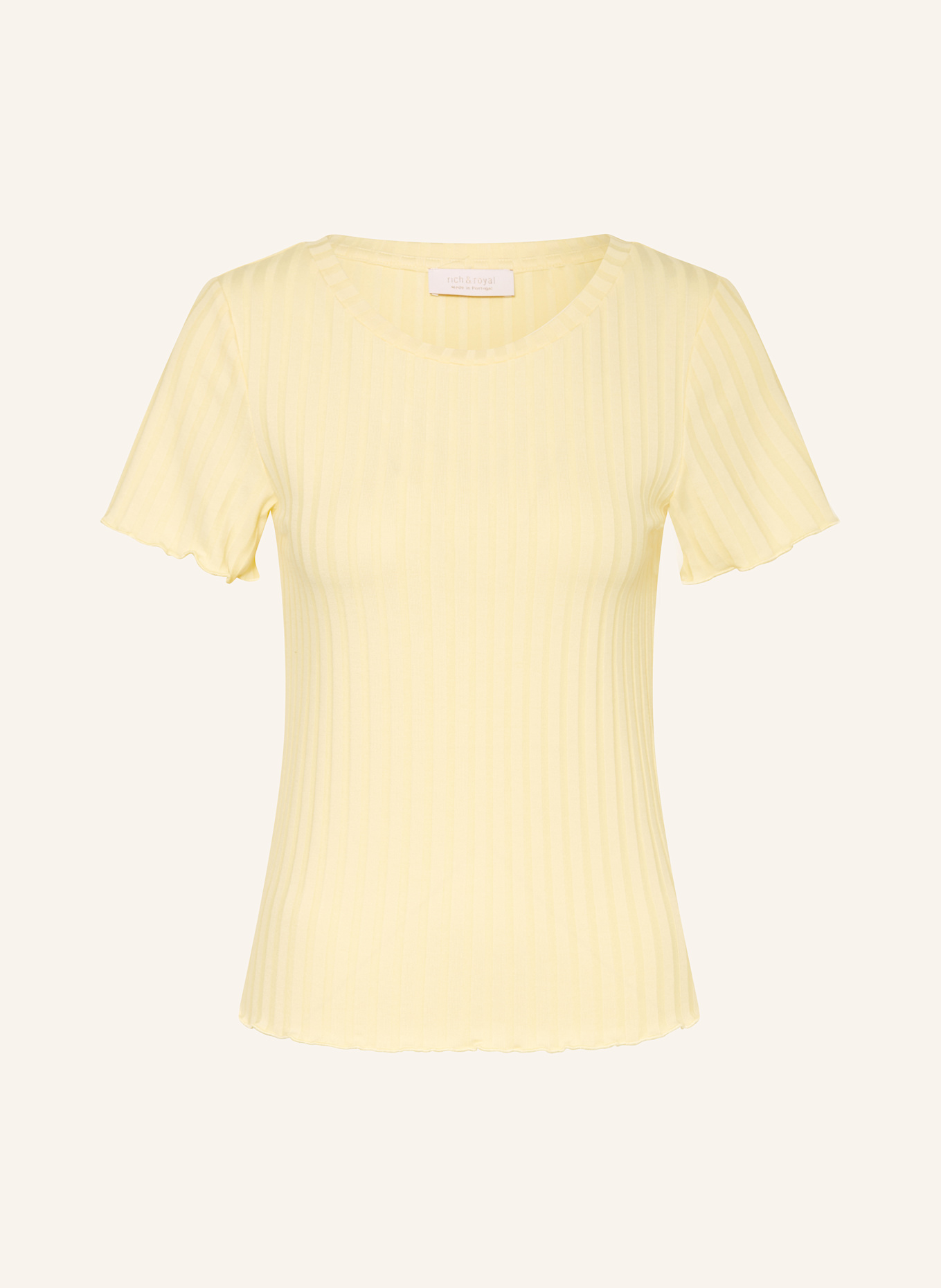 Rich & Royal Strickshirt: GELB