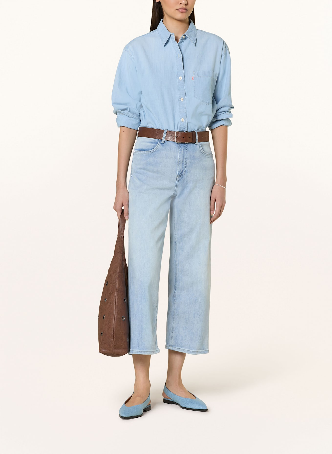 Rich & Royal Jeans-Culotte: 700 DENIM BLUE