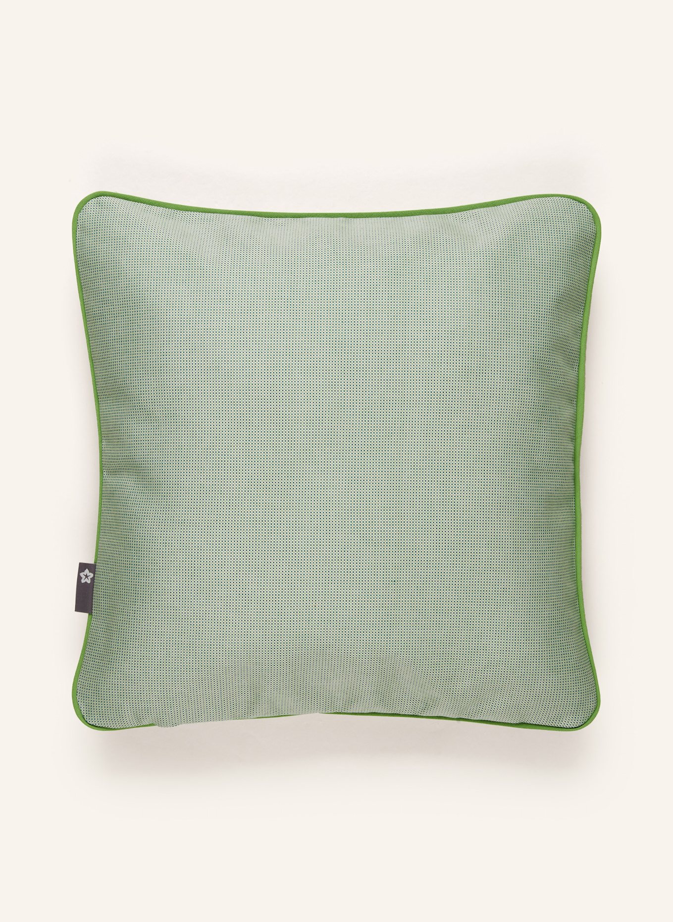 pichler Dekokissenhülle LIDO: HELLGRÜN / CREME