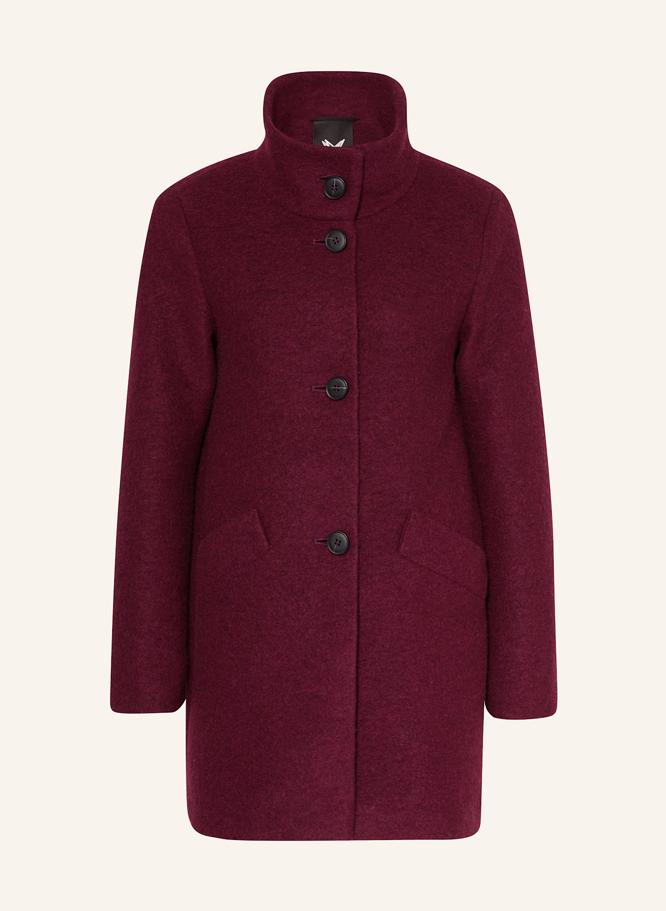 FUCHS SCHMITT Wollmantel: DUNKELROT