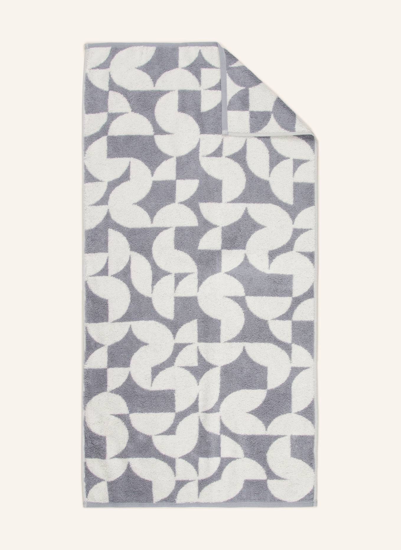 Cawö Handtuch STUDIO: GRAU / WEISS