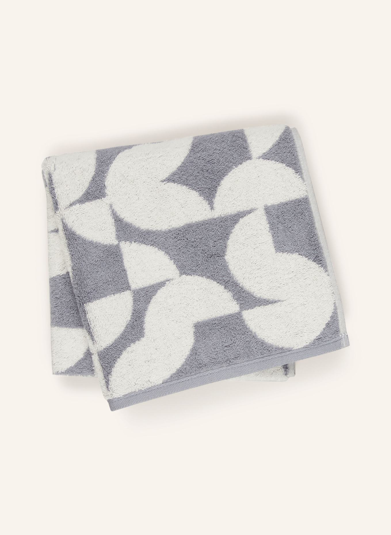 Cawö Handtuch STUDIO: GRAU / WEISS