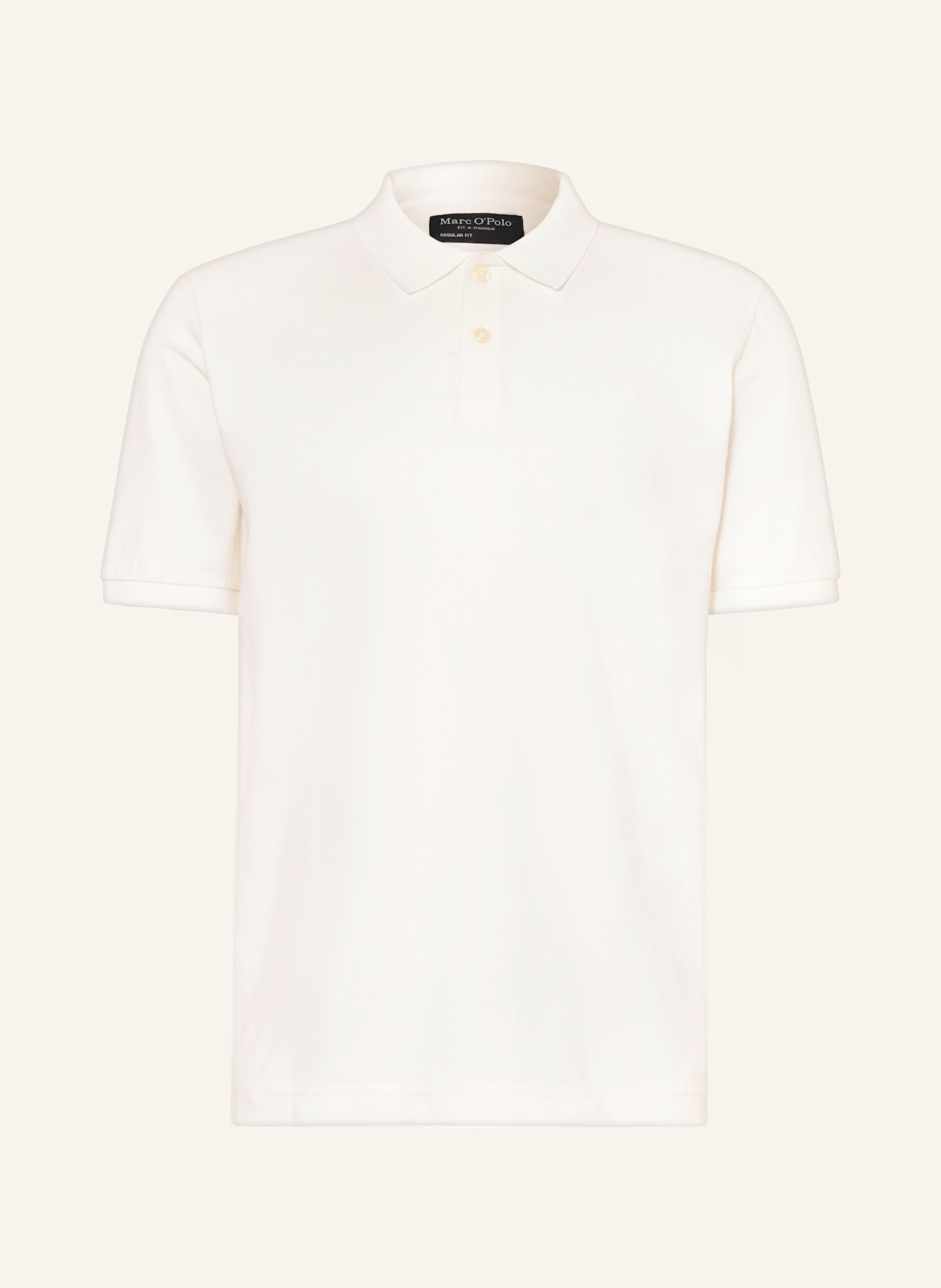 Marc O'Polo Piqué polo shirt regular fit: WHITE