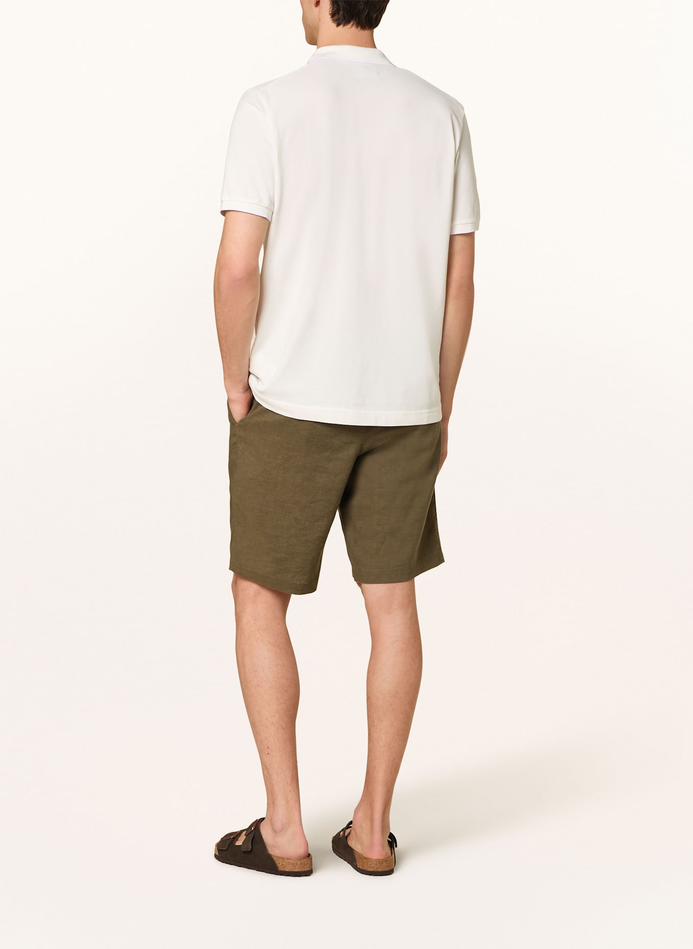 Marc O'Polo Piqué polo shirt regular fit: WHITE