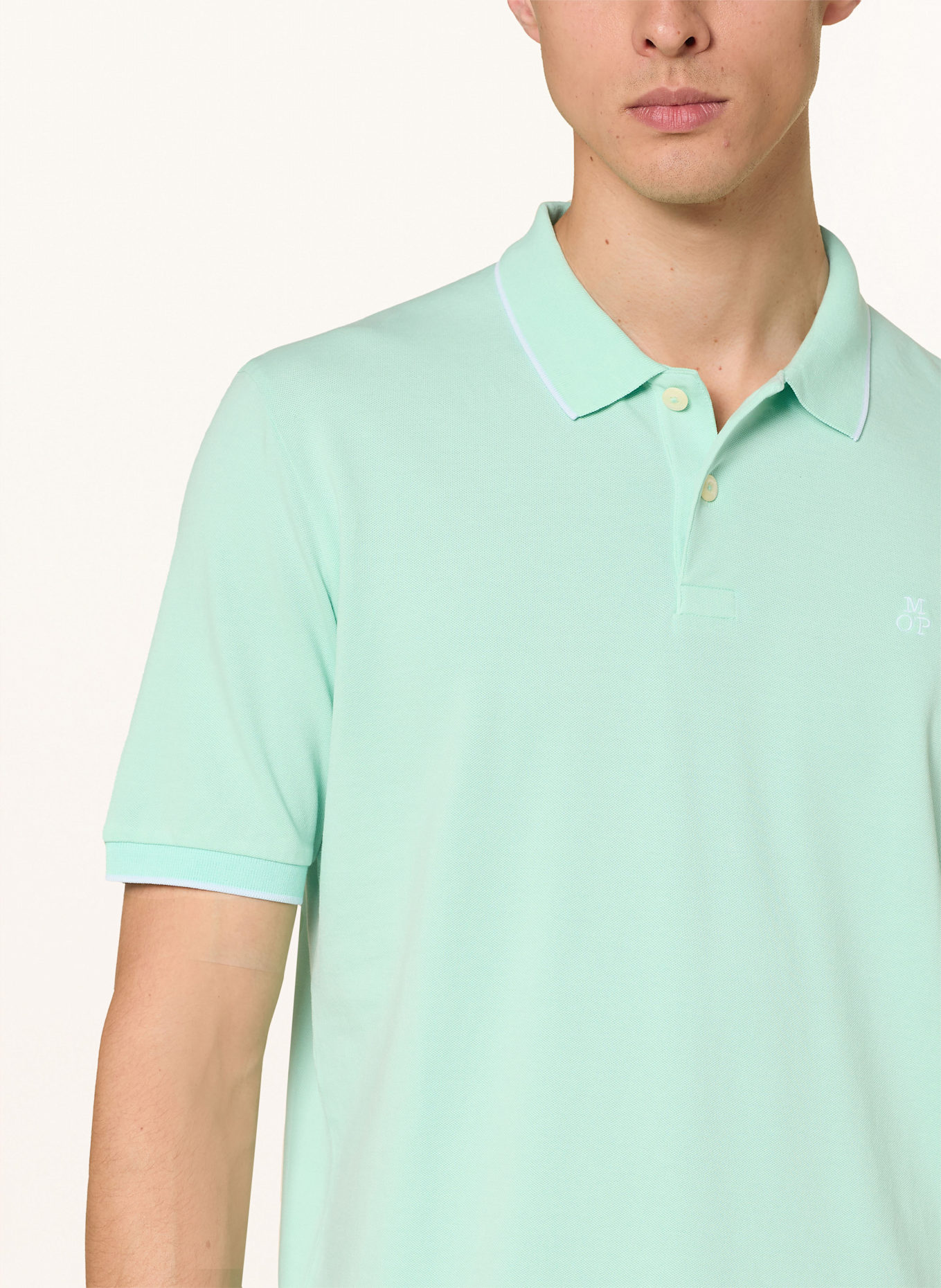 Marc O'Polo Piqué-Poloshirt Regular Fit: MINT