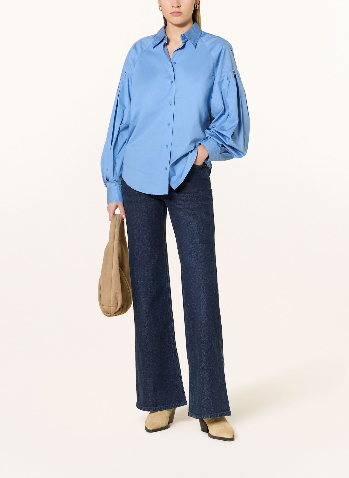 LAUREN RALPH LAUREN Flared Jeans: 001 BALASSI WASH