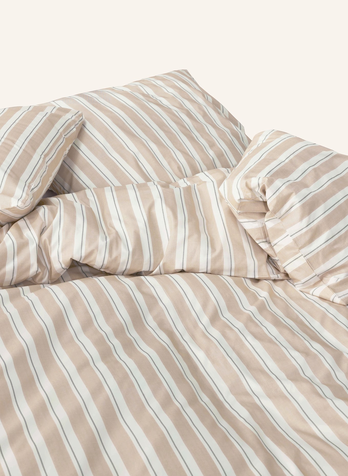 Marc O'Polo Bettwäsche STEFFE: BEIGE/ SCHWARZ/ CREME