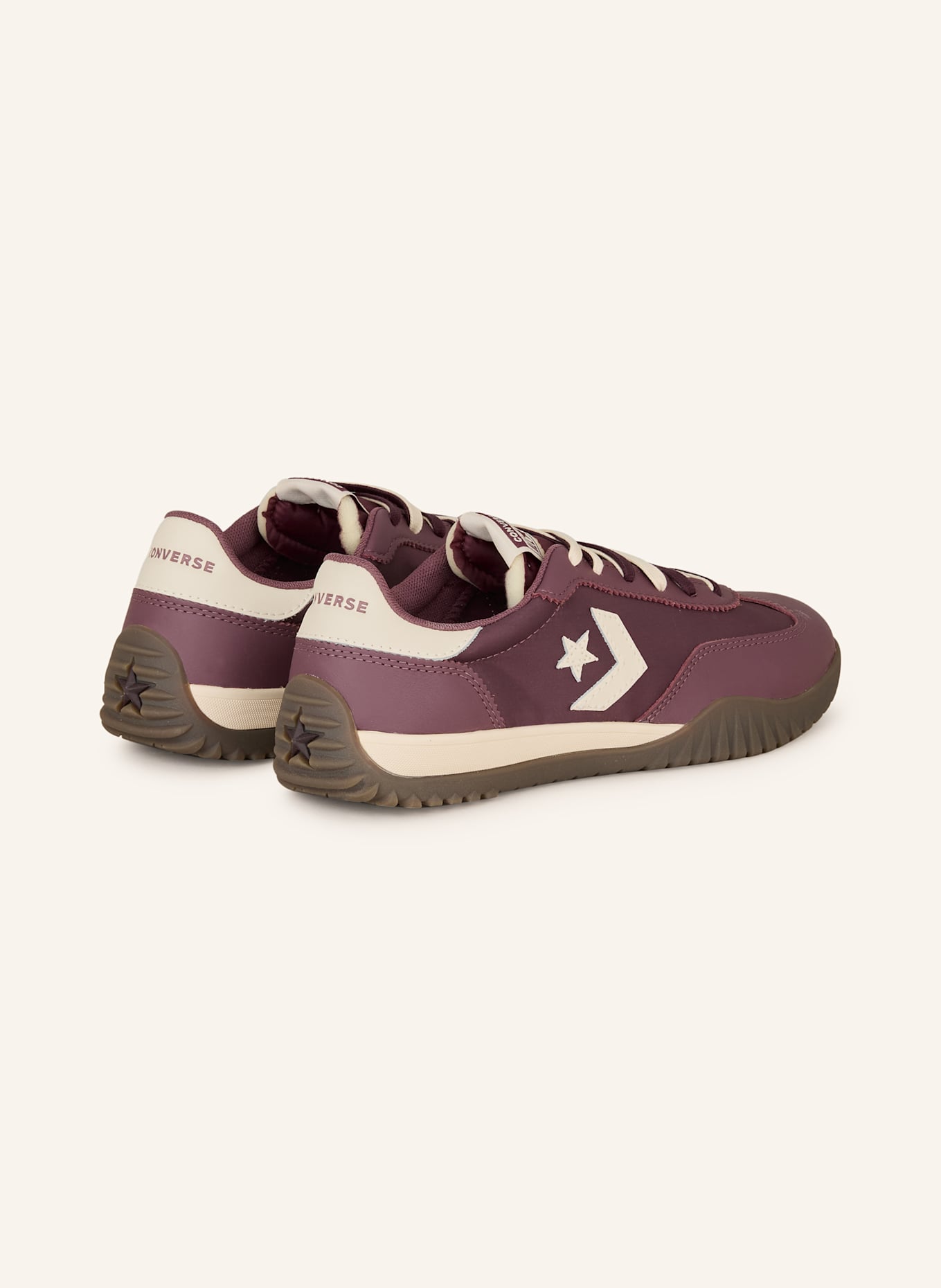 CONVERSE Sneaker RUN STAR TRAINER: DUNKELLILA/ ECRU