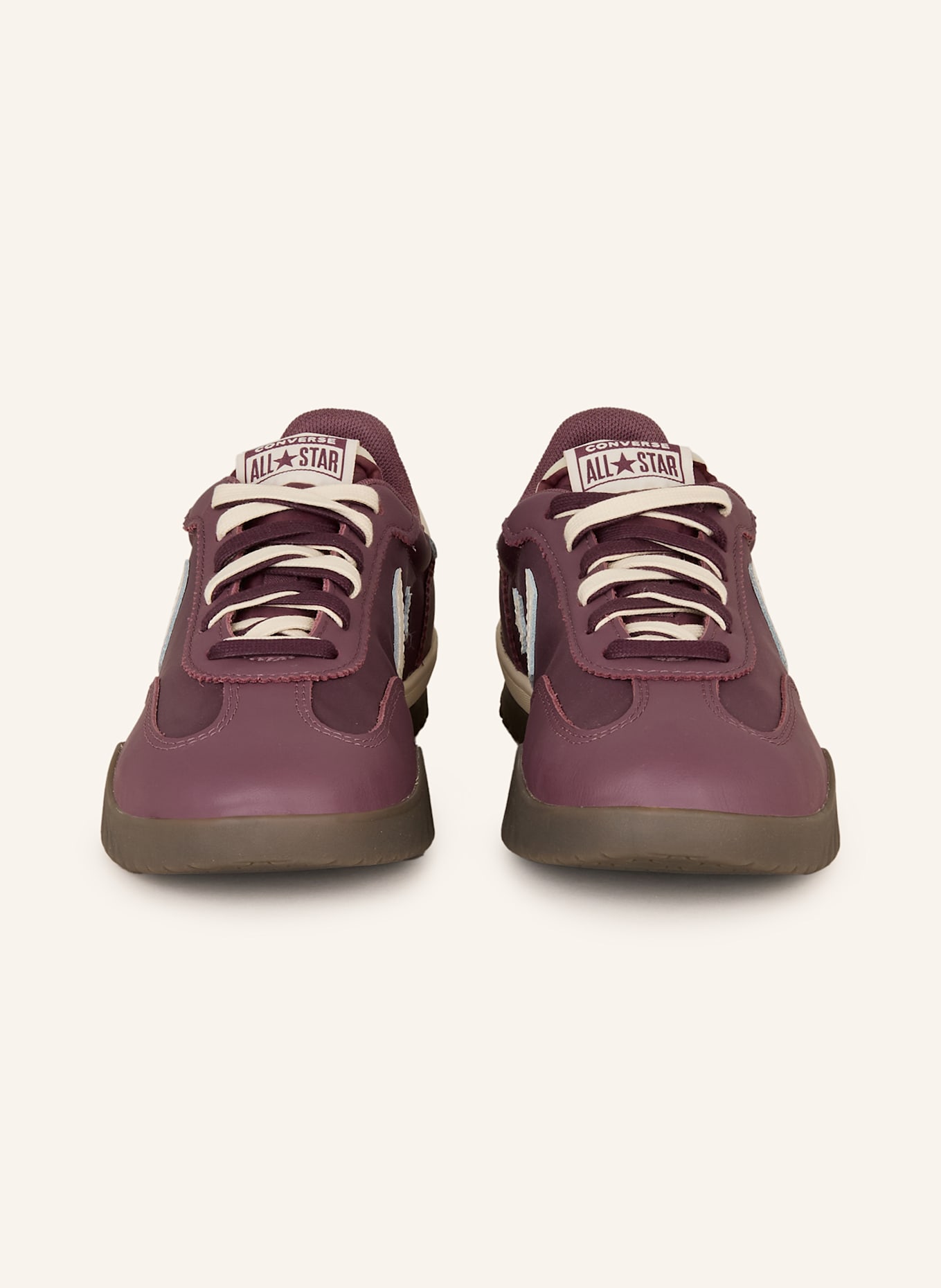 CONVERSE Sneaker RUN STAR TRAINER: DUNKELLILA/ ECRU