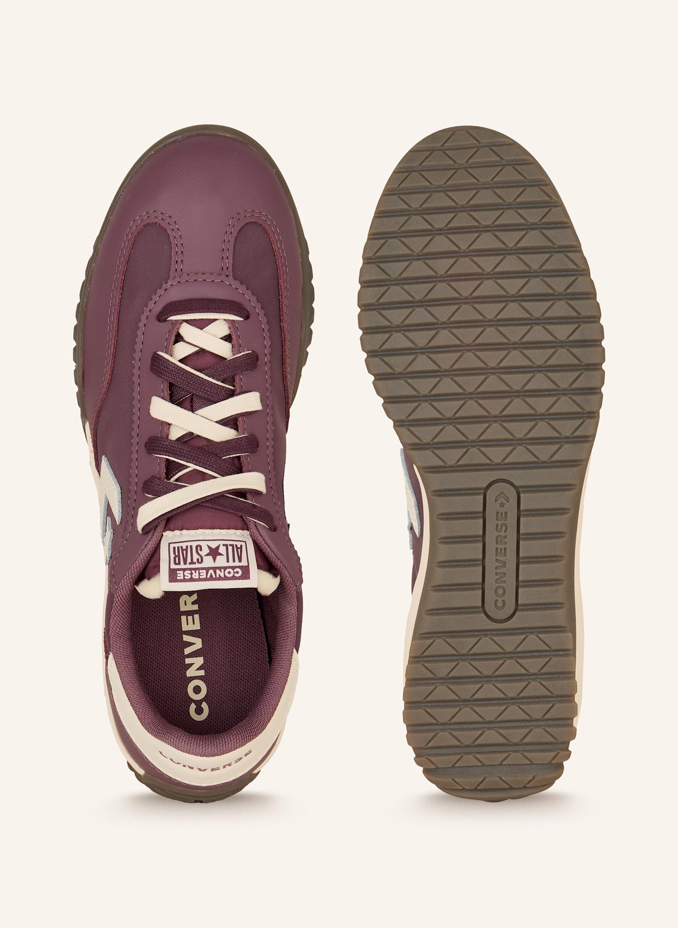 CONVERSE Sneaker RUN STAR TRAINER: DUNKELLILA/ ECRU