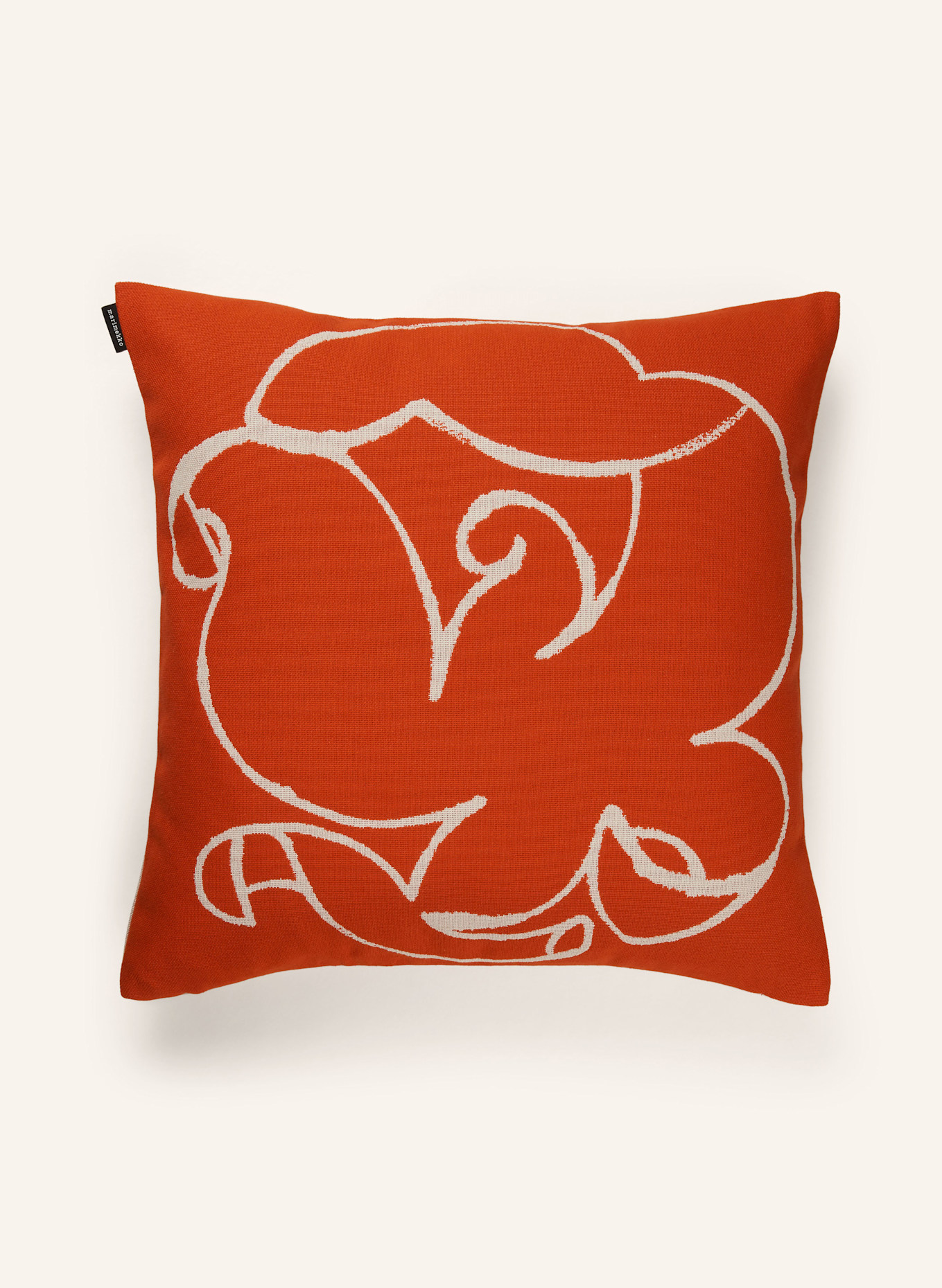 marimekko Dekokissenhülle PISTILLA, Farbe: ORANGE/ CREME (Bild 2)