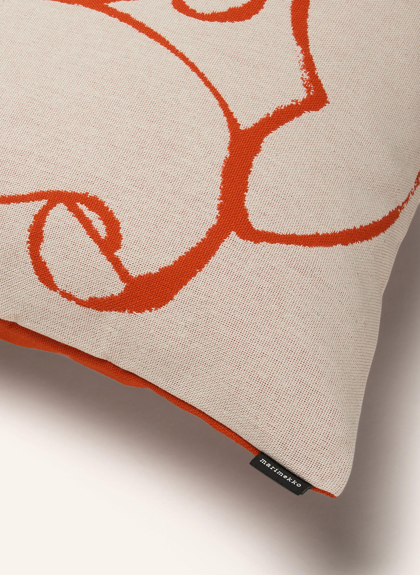 marimekko Dekokissenhülle PISTILLA, Farbe: ORANGE/ CREME (Bild 3)