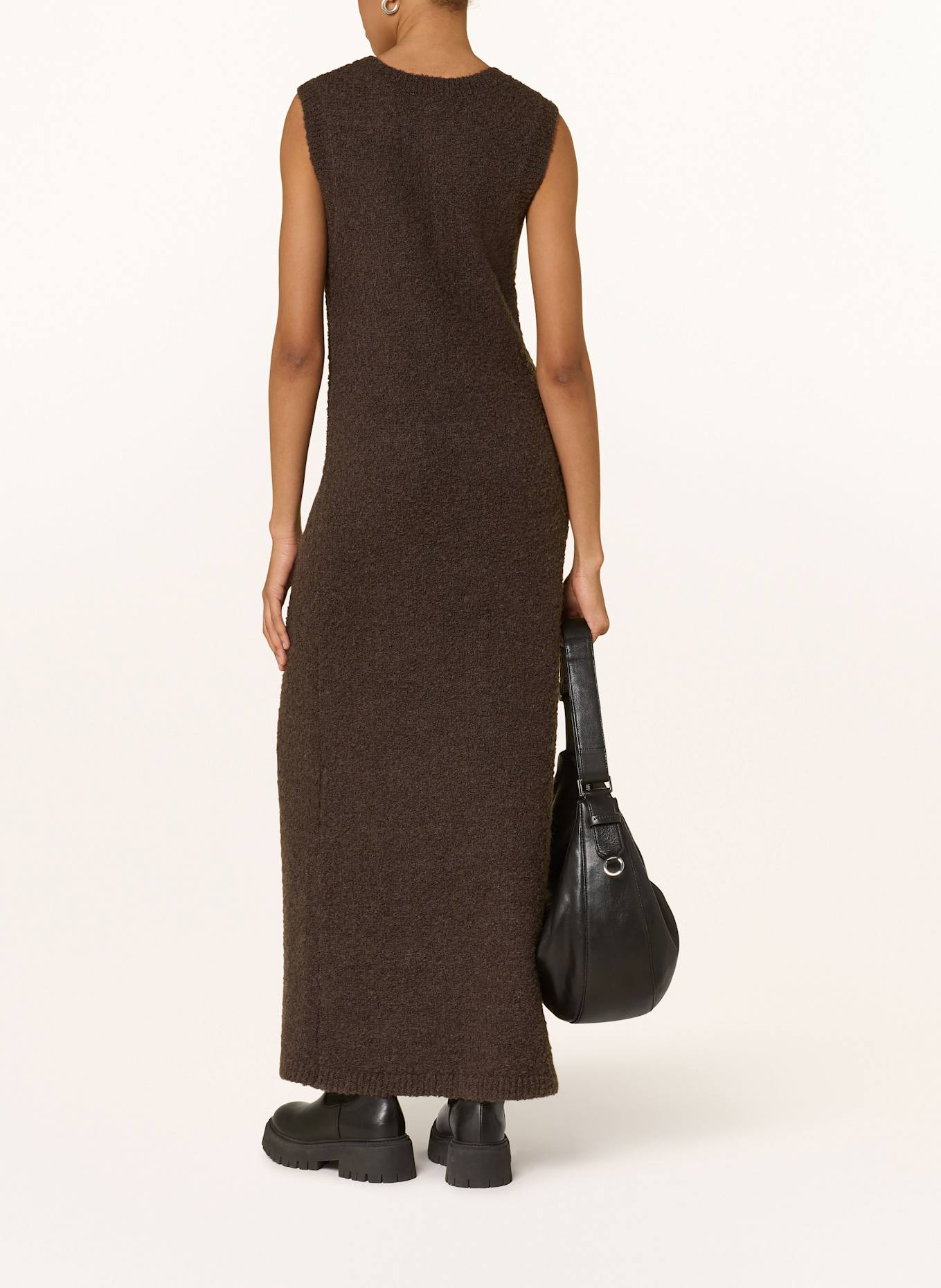 SELECTED Femme Strickkleid: DUNKELBRAUN