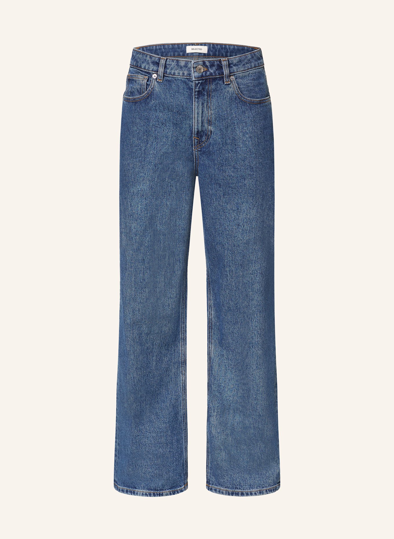 SELECTED Femme Jeans: Medium Blue Denim/203