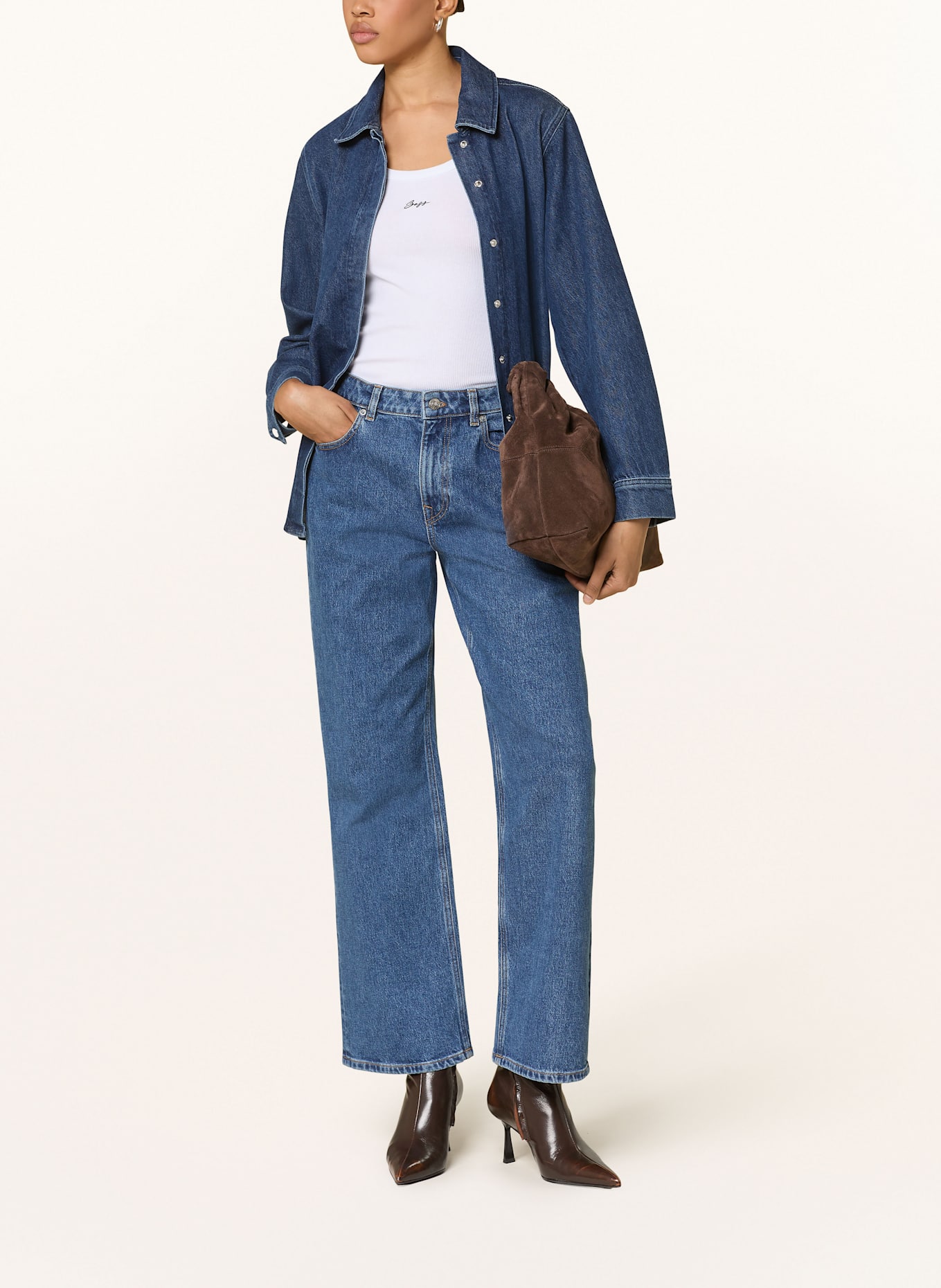 SELECTED Femme Jeans: Medium Blue Denim/203