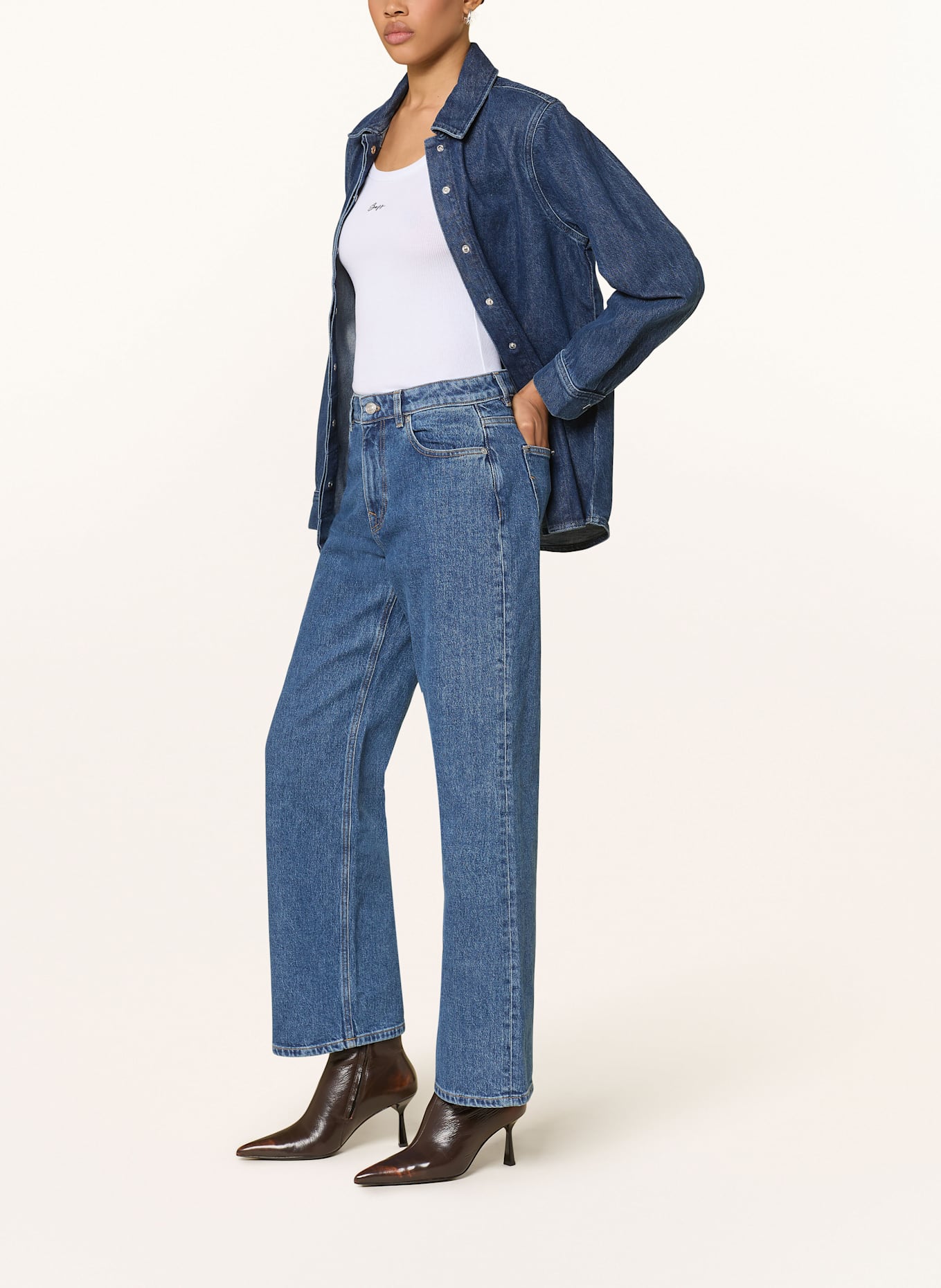 SELECTED Femme Jeans: Medium Blue Denim/203