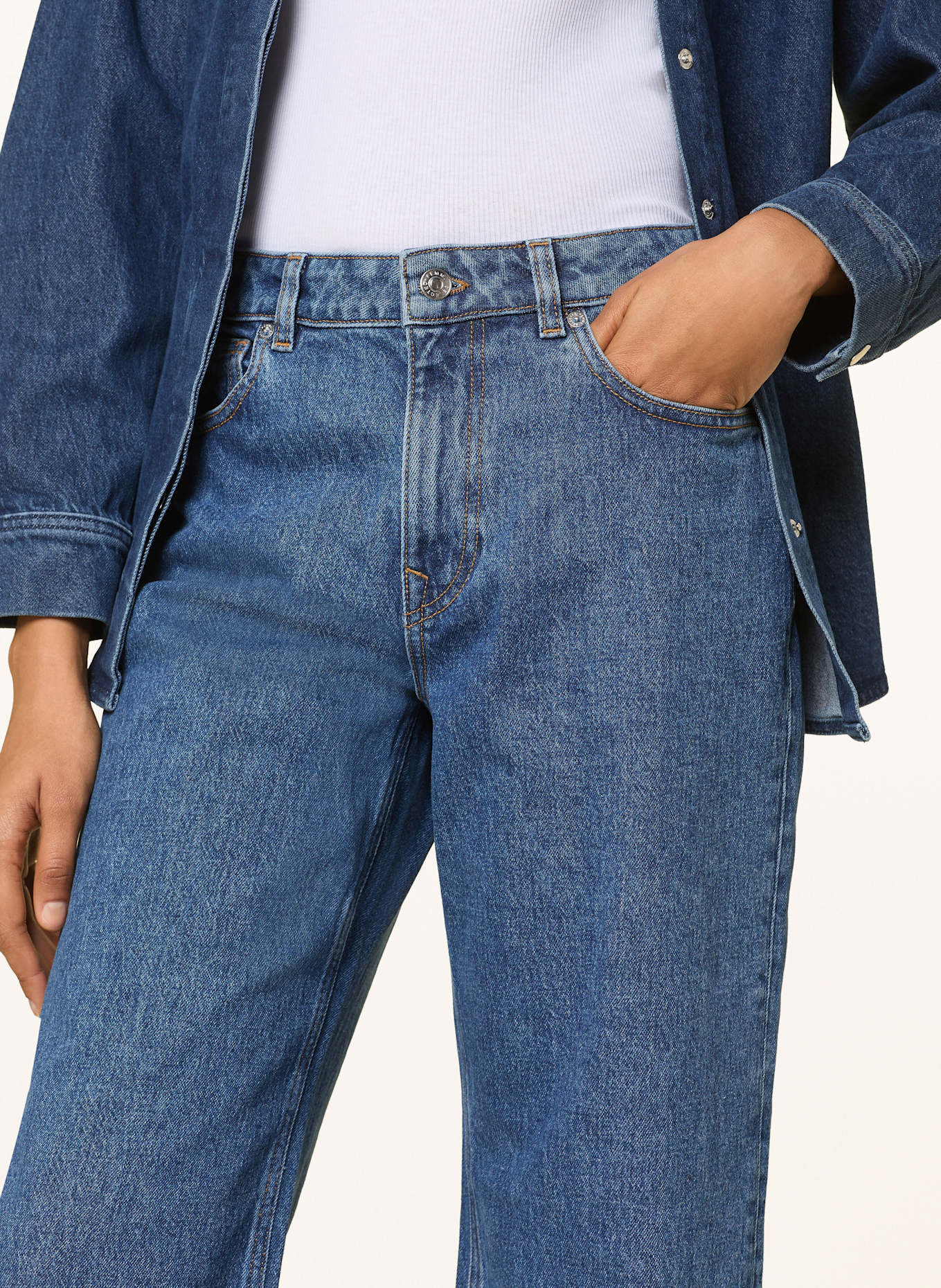 SELECTED Femme Jeans: Medium Blue Denim/203