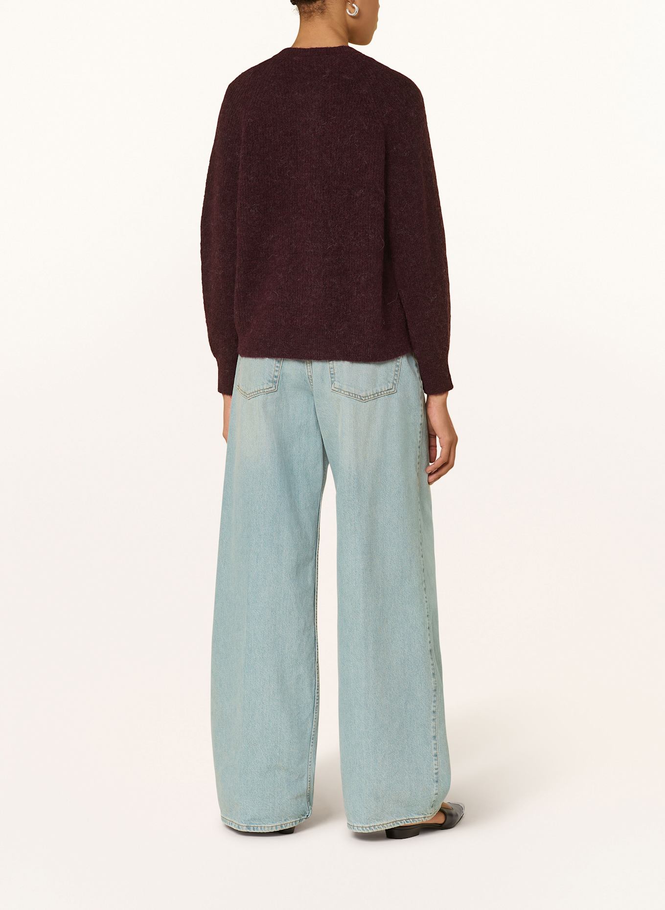 SELECTED Femme Strickjacke: DUNKELLILA