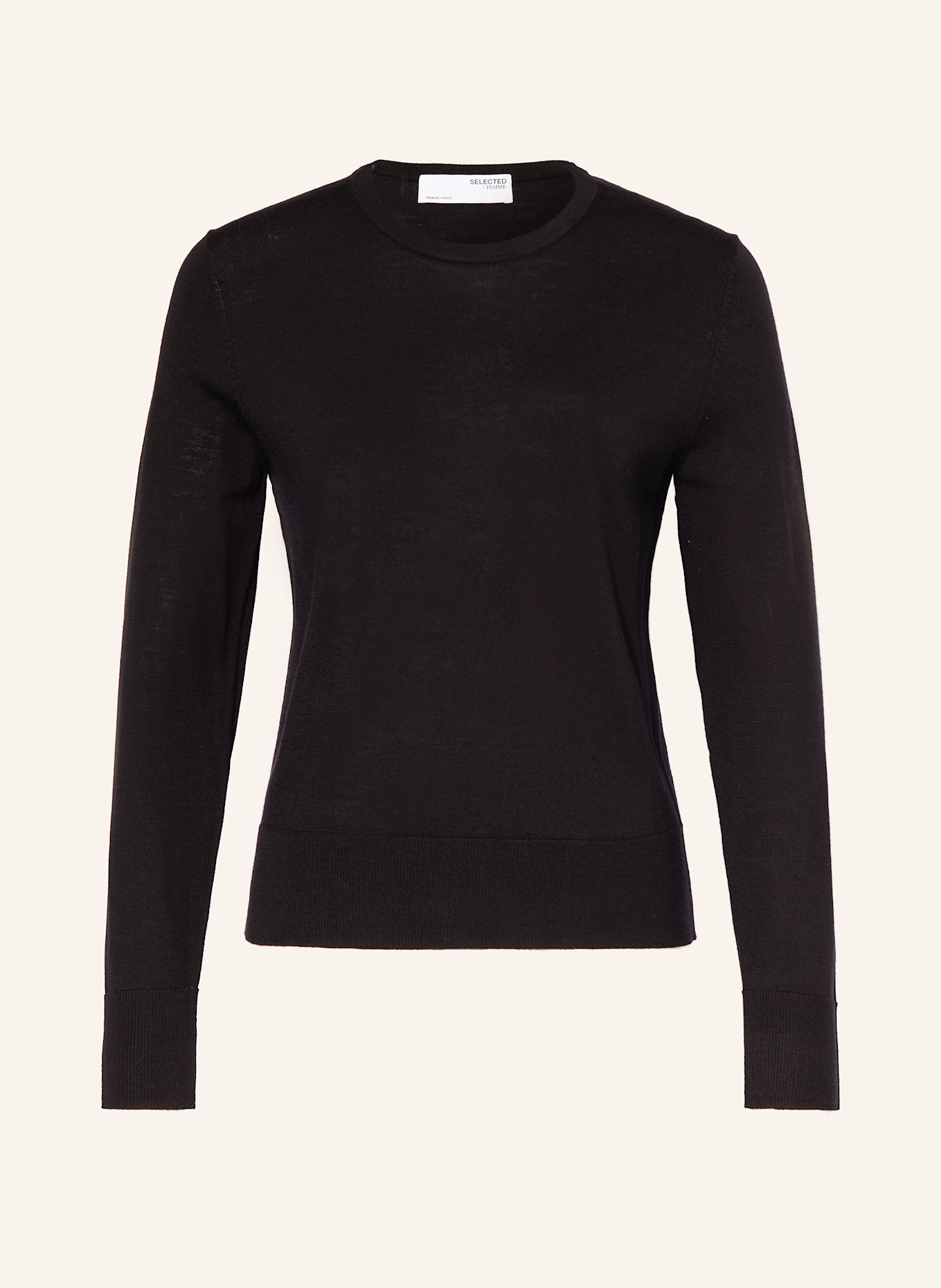 SELECTED Femme Pullover: SCHWARZ