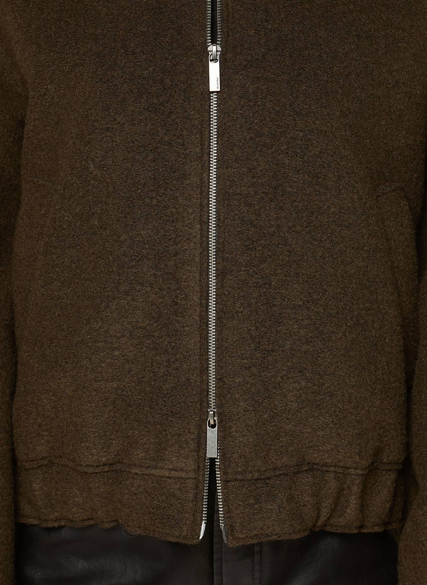 SELECTED Femme Blouson: DUNKELBRAUN