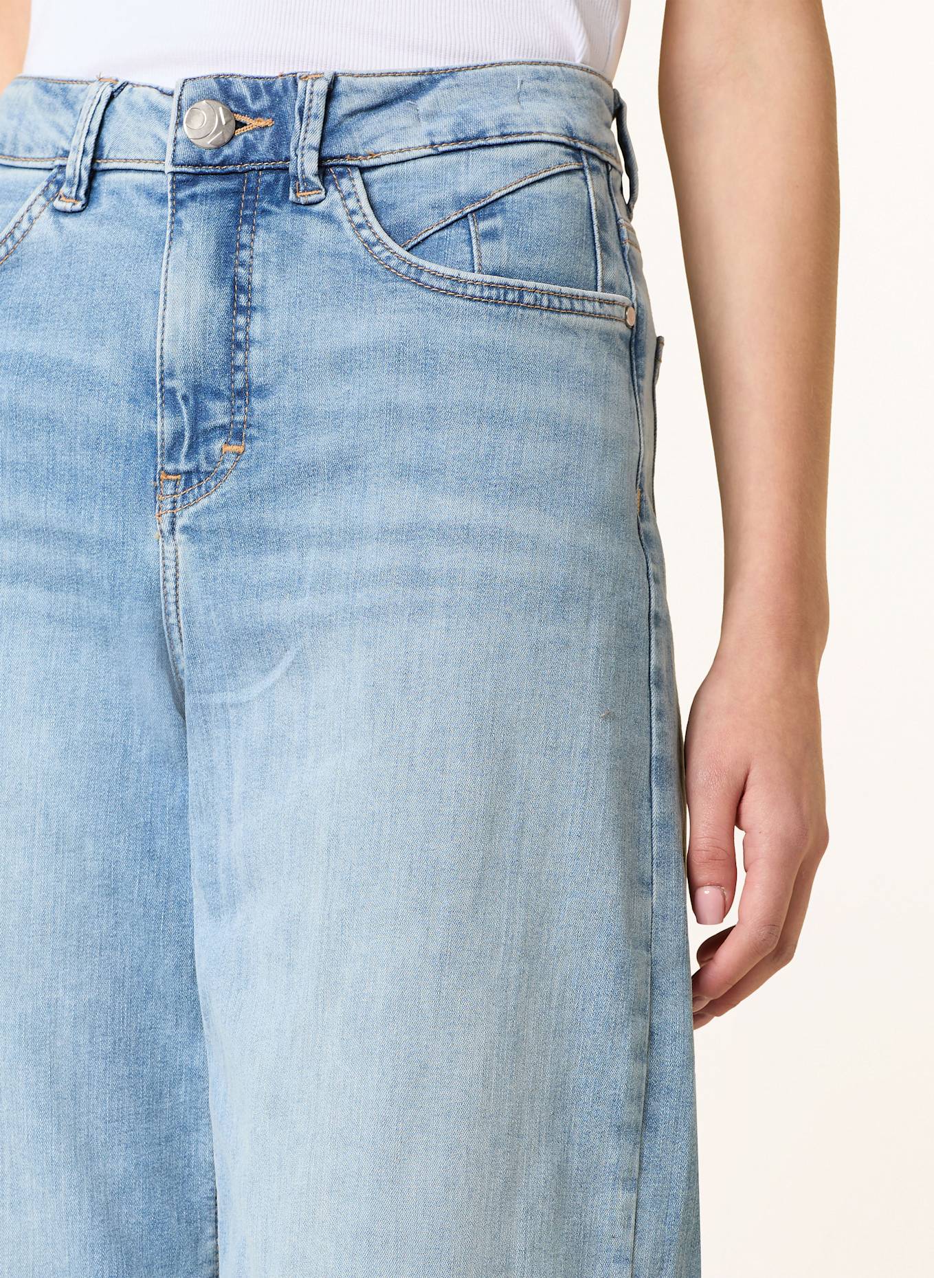 OPUS Wide leg jeans MELLY COOL: 70189 wide-leg track pants Silber