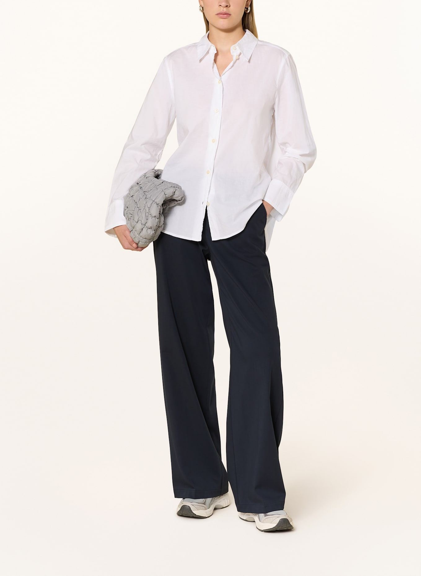 OPUS PANTS Marlenehose MUCIA: DUNKELBLAU