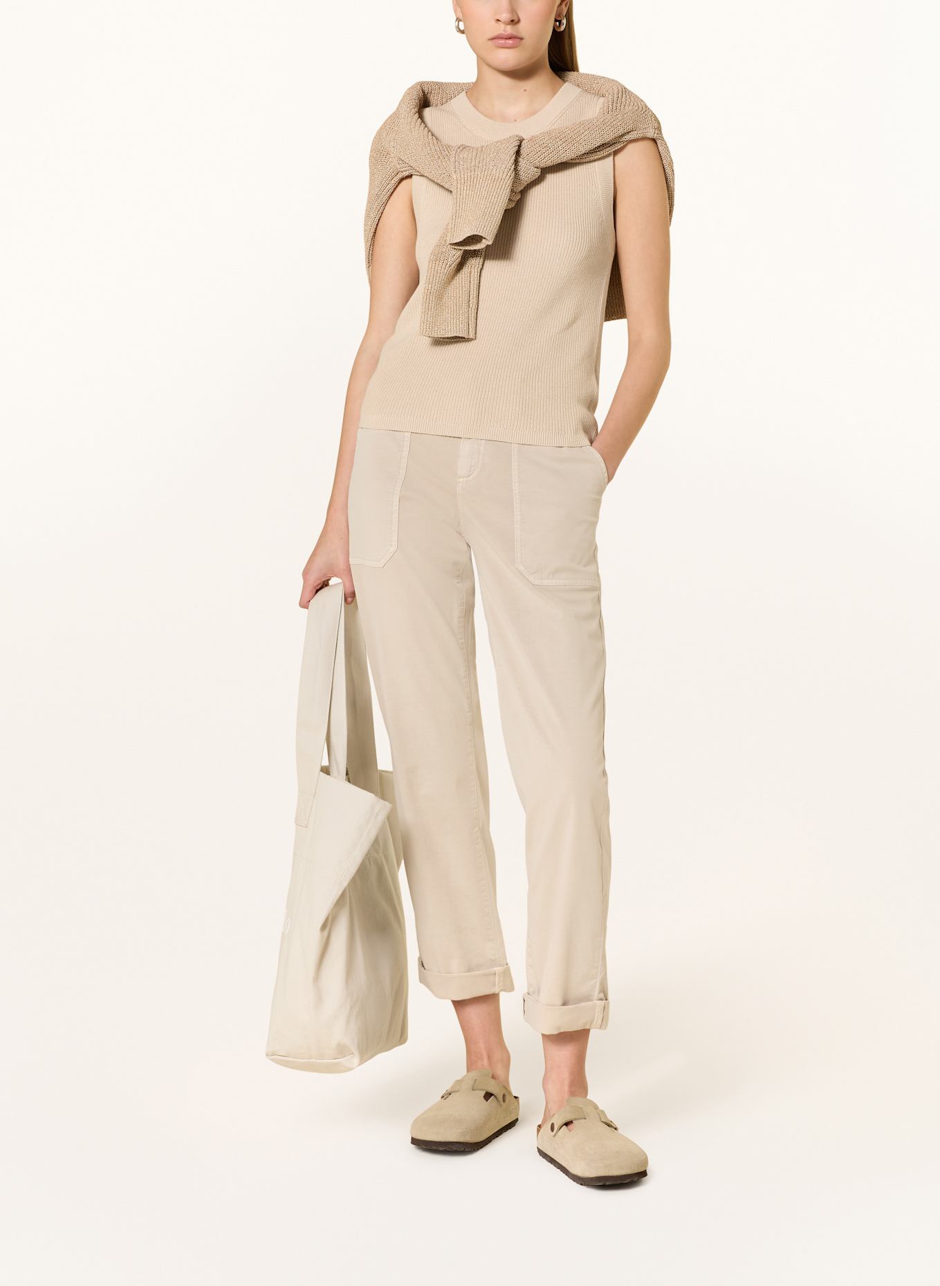 OPUS PANTS Hose LISANA COOL: CREME