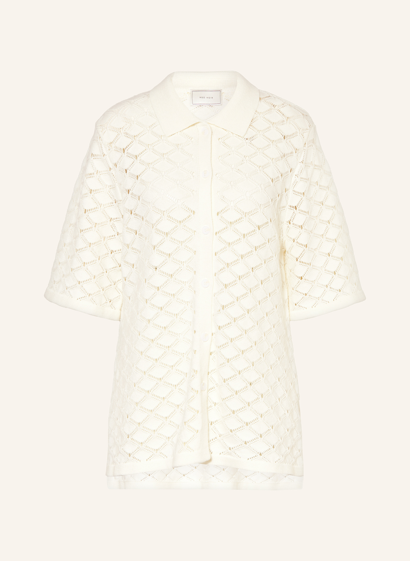 NEO NOIR Häkelbluse SETTE: ECRU
