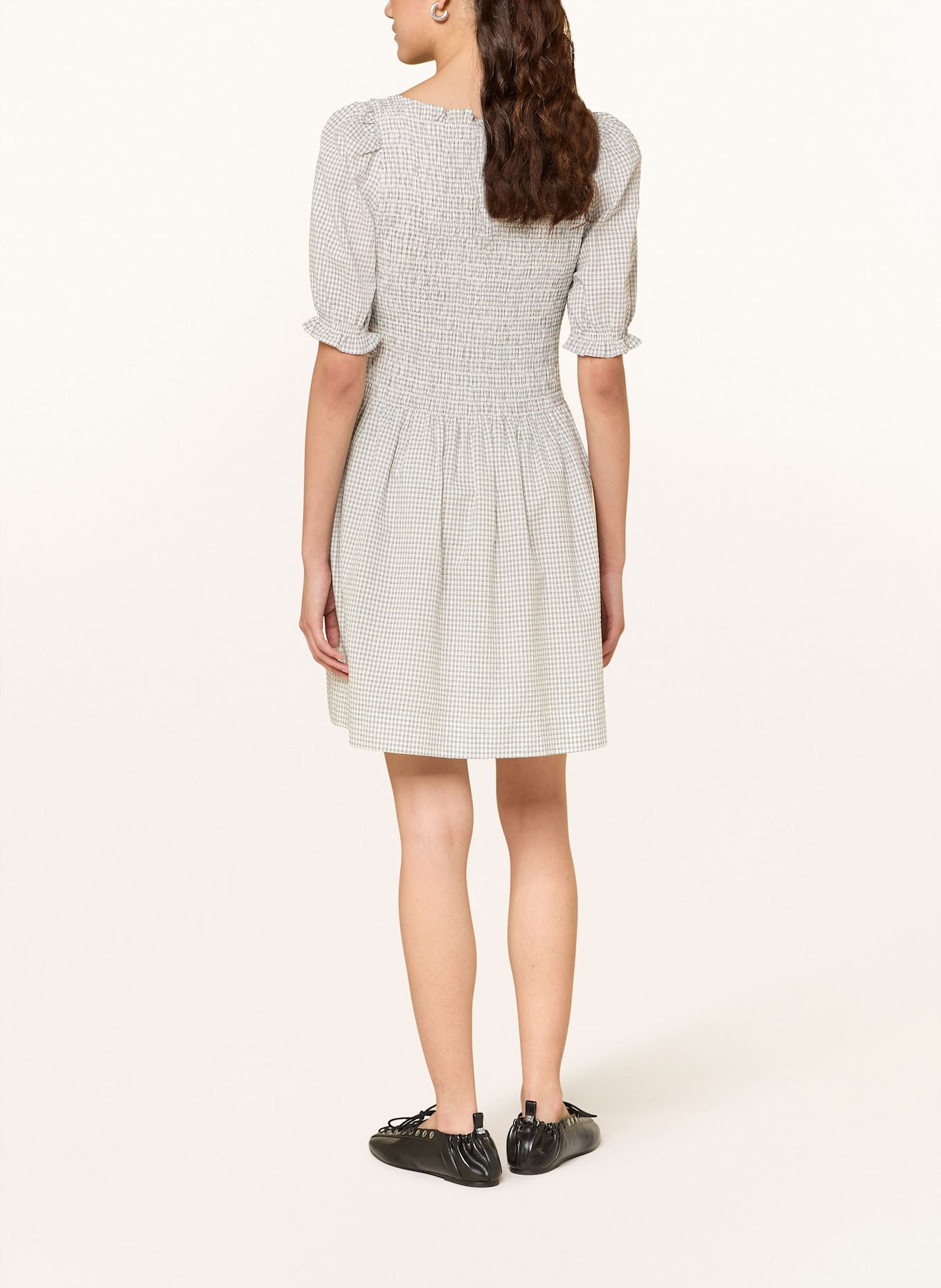 NEO NOIR Kleid POLKIS: CREME/ SCHWARZ